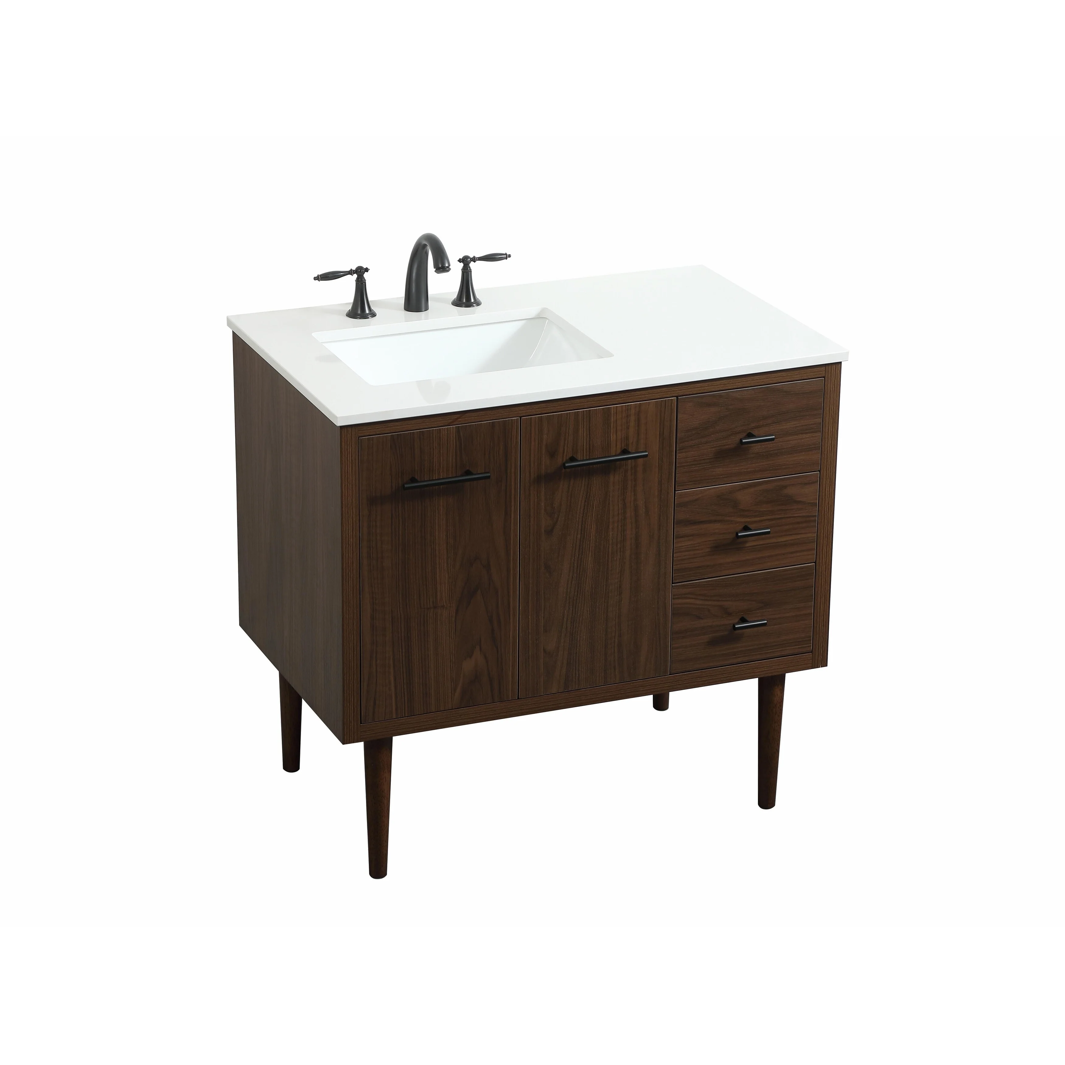 Fern 36 - 48 Inch Single Bathroom Vanity