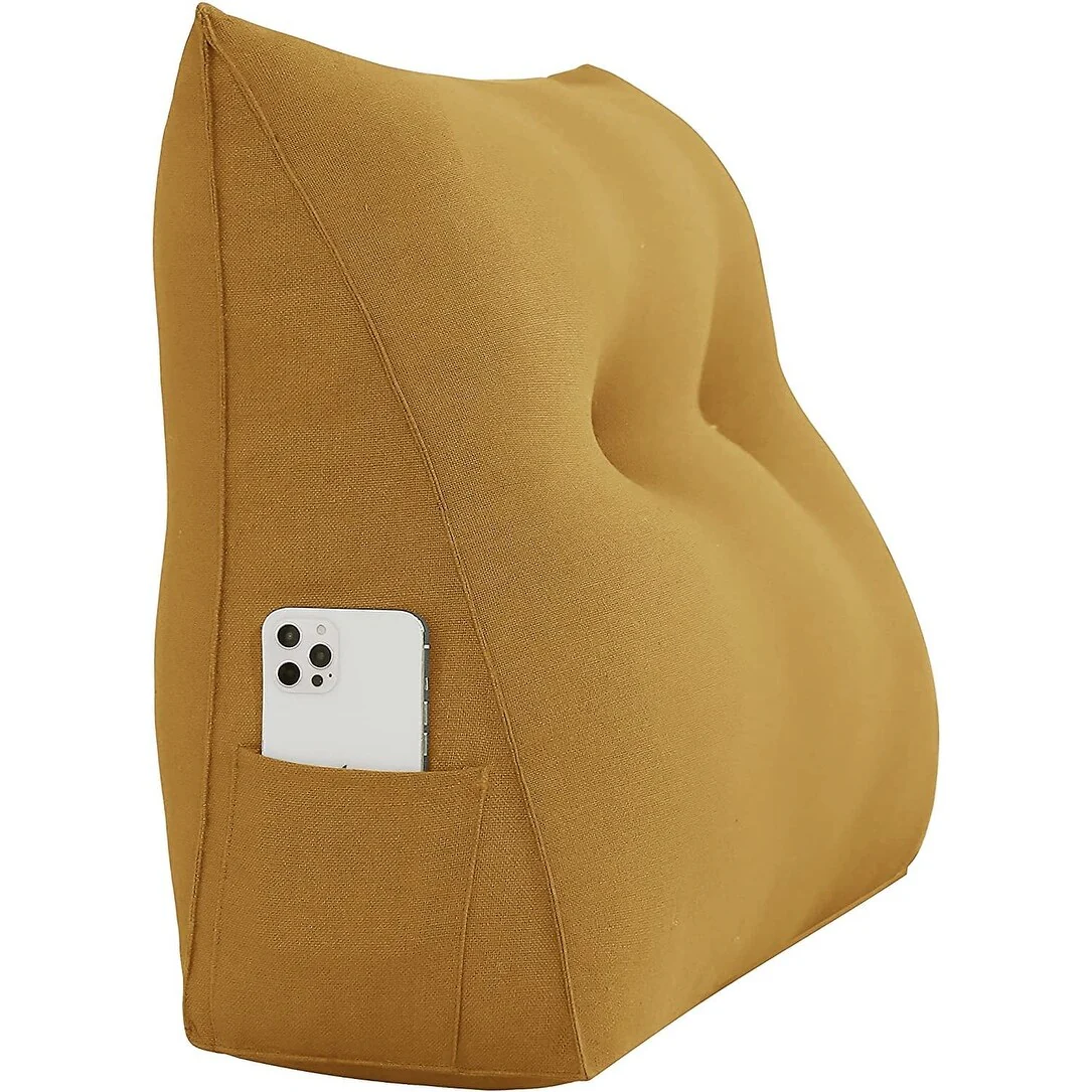 WOWMAX Bed Rest Wedge Reading Pillow Sofa Daybed Triangle Cushion 24