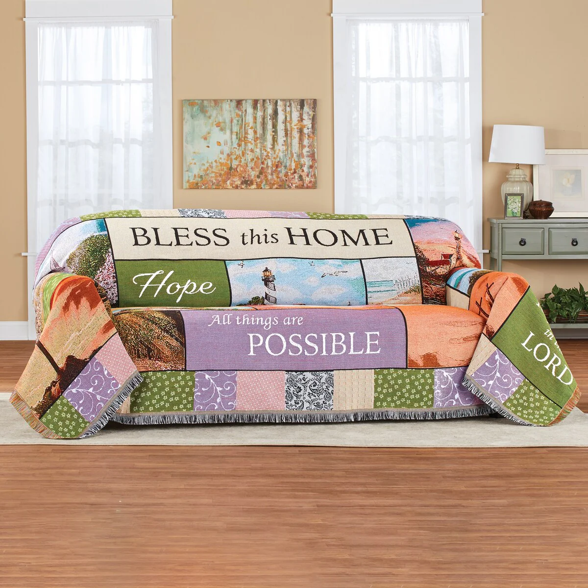 Faith Tapestry Patchwork Furniture Cover - Sofa
