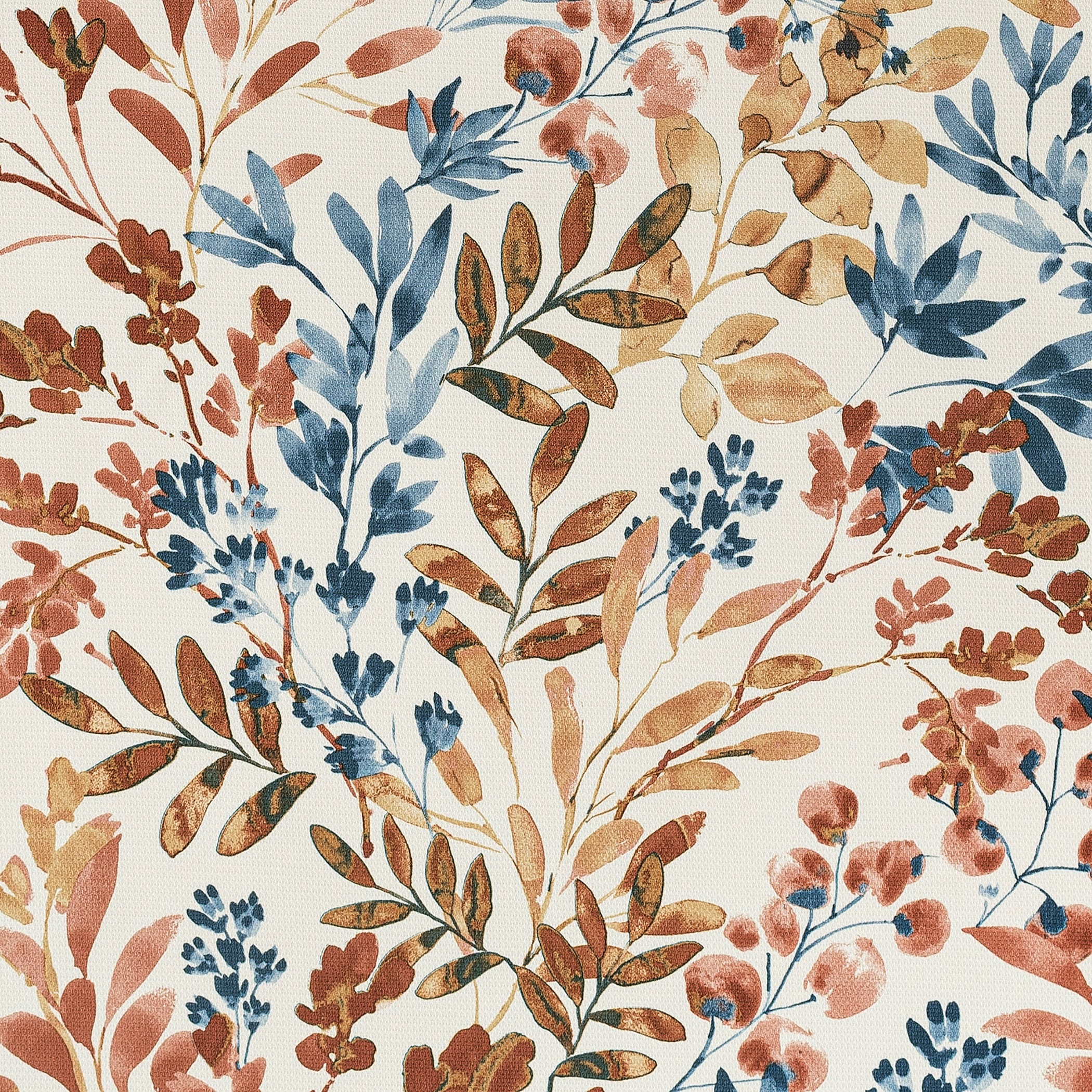 No. 918 Amelie Botanical Print Room Darkening Grommet Curtain Panel, Single Panel