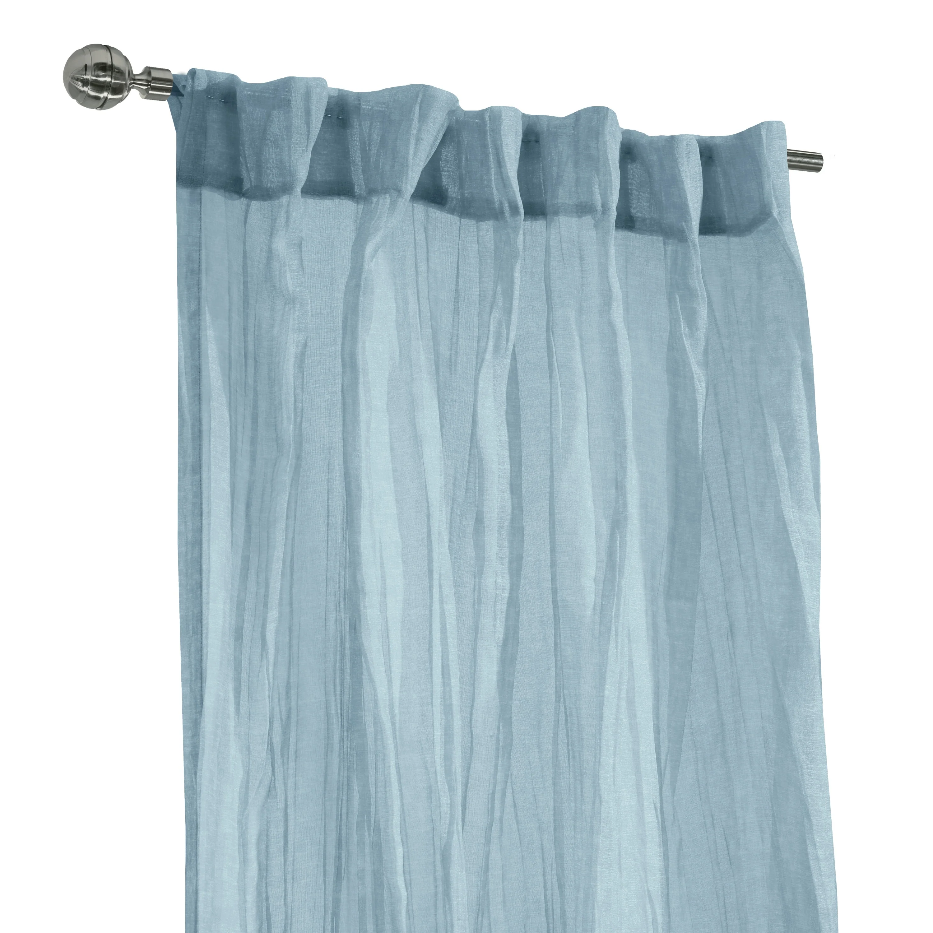 Paloma Sheer Dual Header Curtain Panel