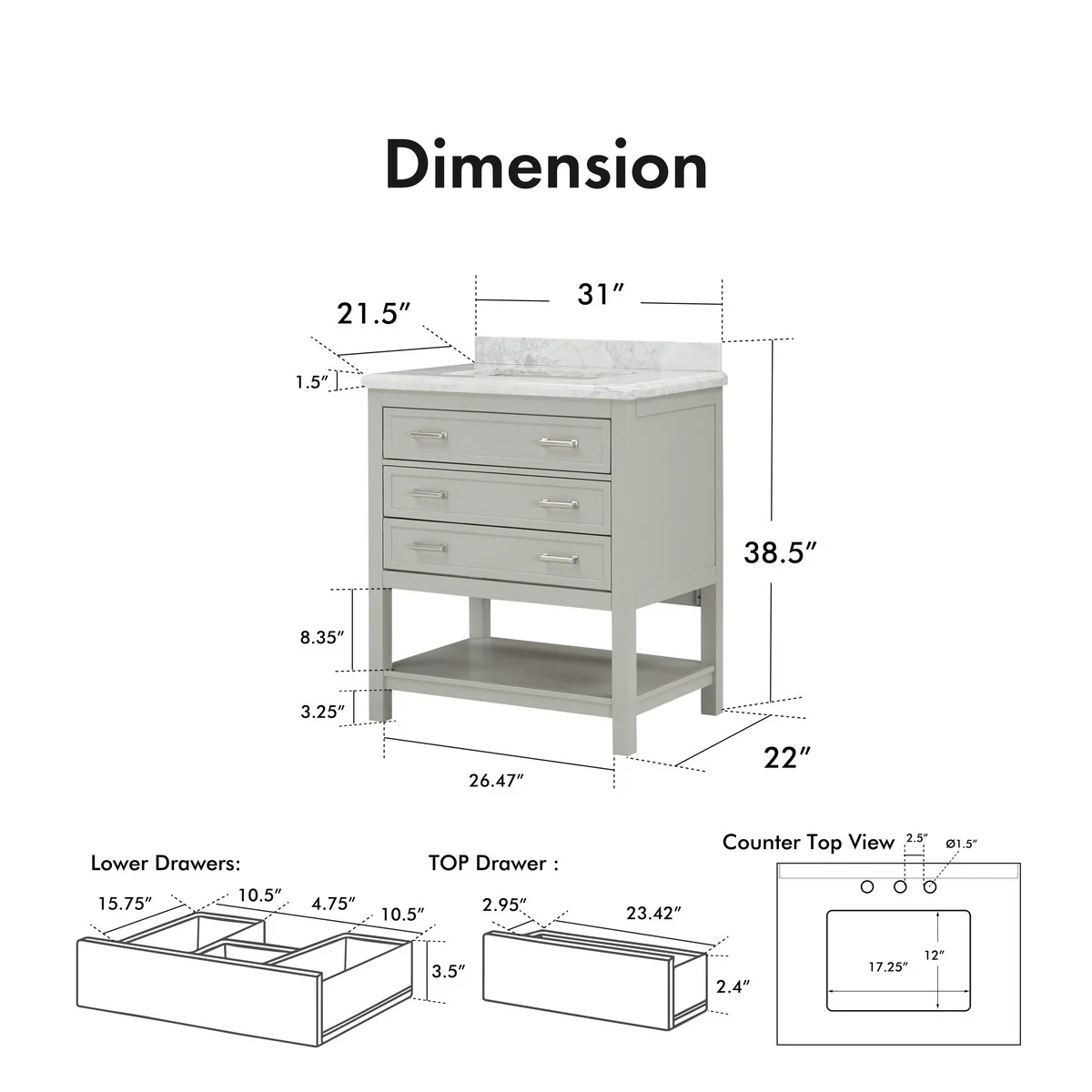 Furniture of America Anya 31