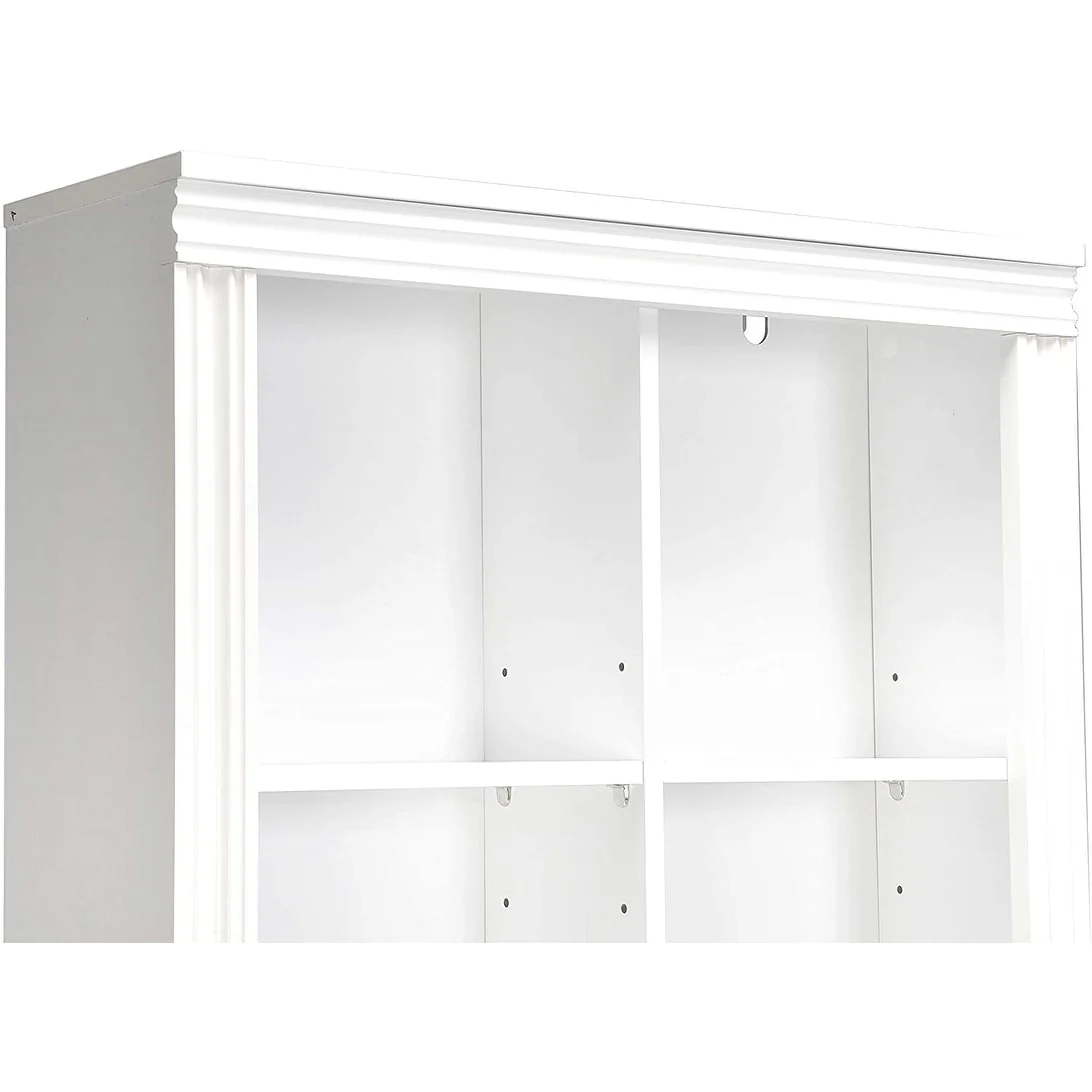 Spirich Home Bathroom Shelf Over The Toilet with 4 Cubbies, Bathroom Cabinet Organizer Over Toilet, Space Saver Cabinet Storage