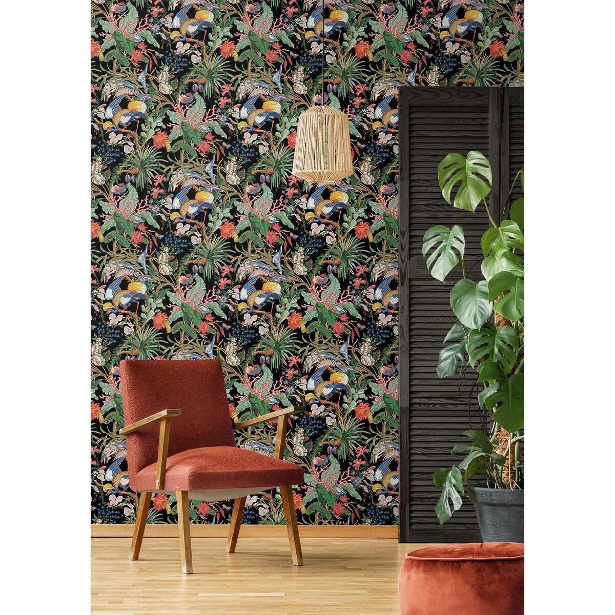 NextWall Tropical Canopy Peel and Stick Wallpaper