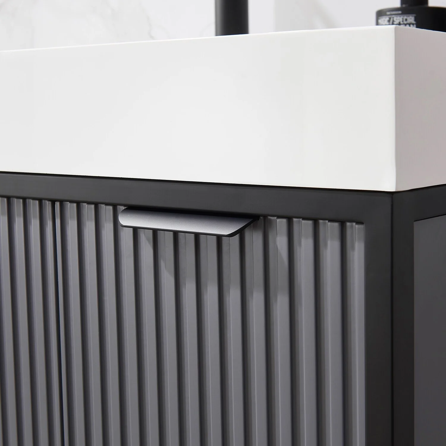 Marcilla 36 in. Single Sink Bath Vanity with Stone Sink Top