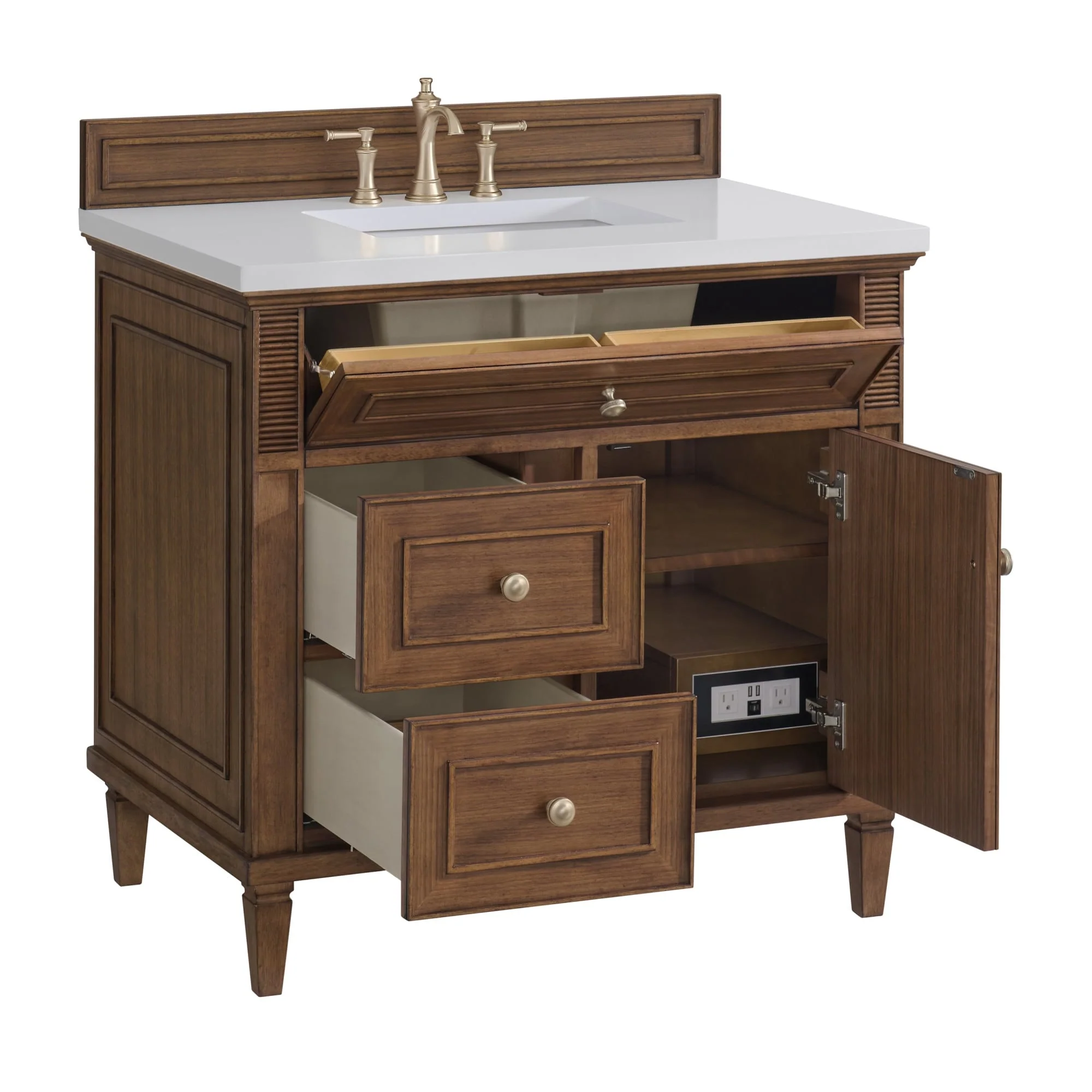 James Martin Vanities 424-V36-3WZ Lorelai 36