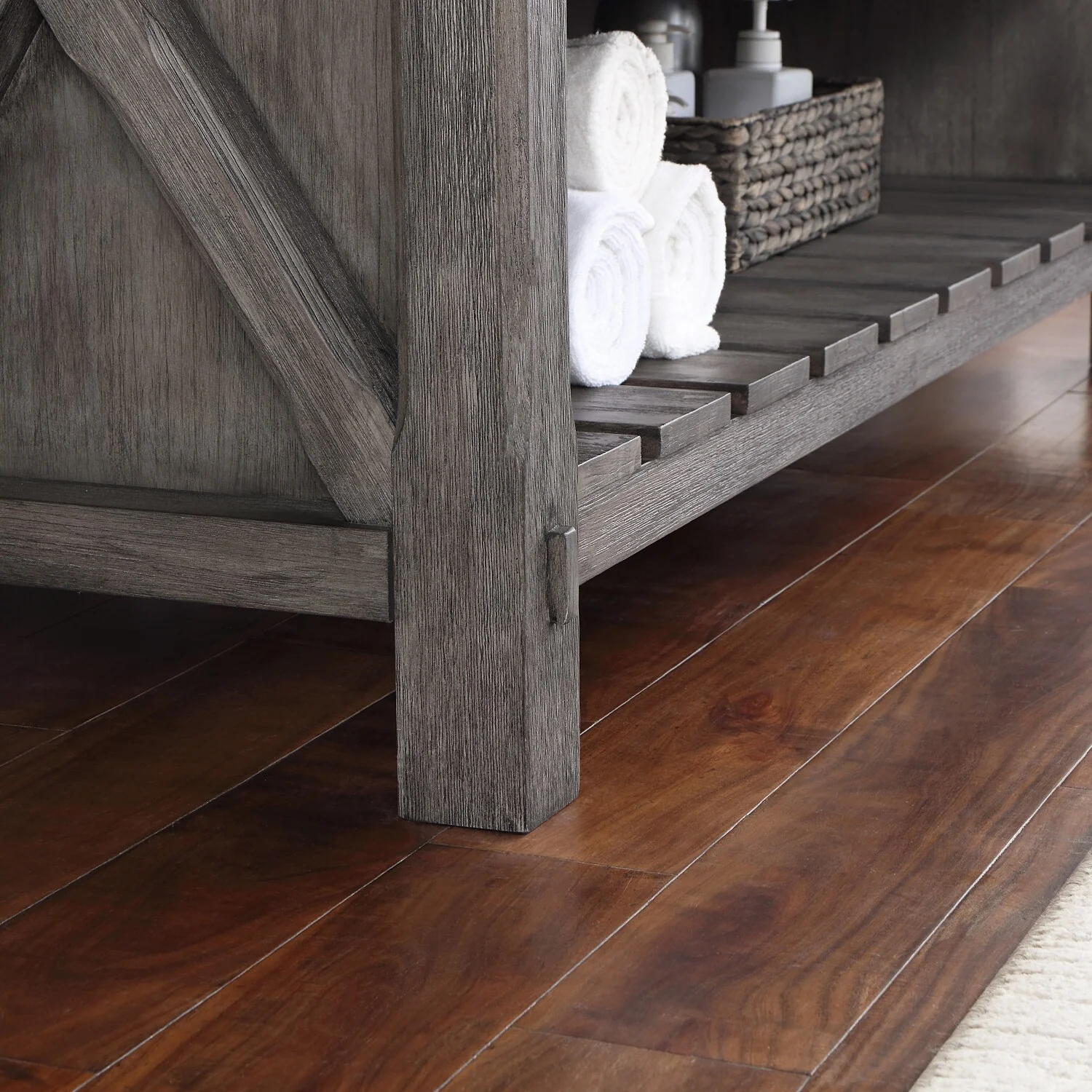 Villareal Bath Vanity with Composite Stone Top without Mirror