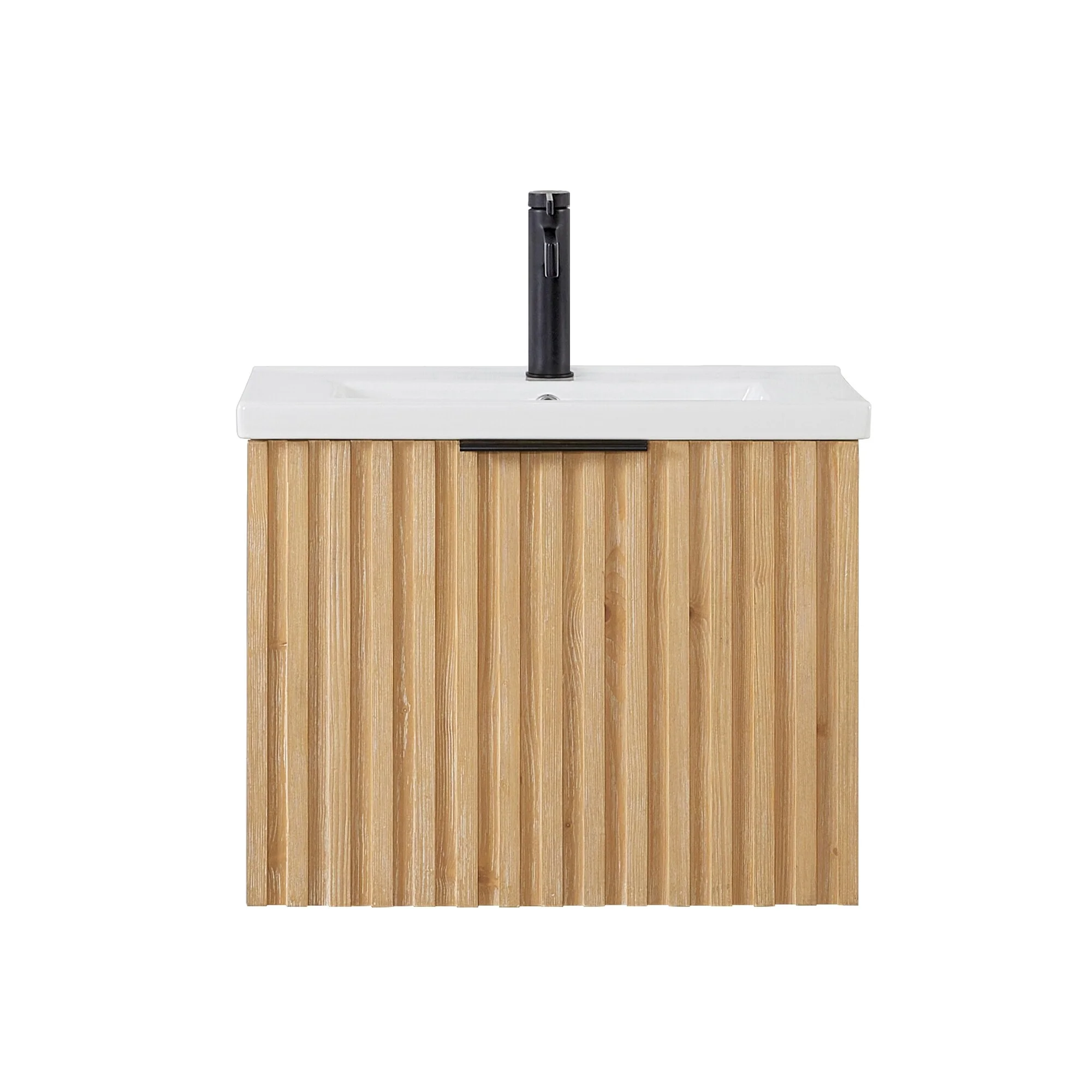 Manila Floating Bath Vanity with Ceramic Basin Top without Mirror