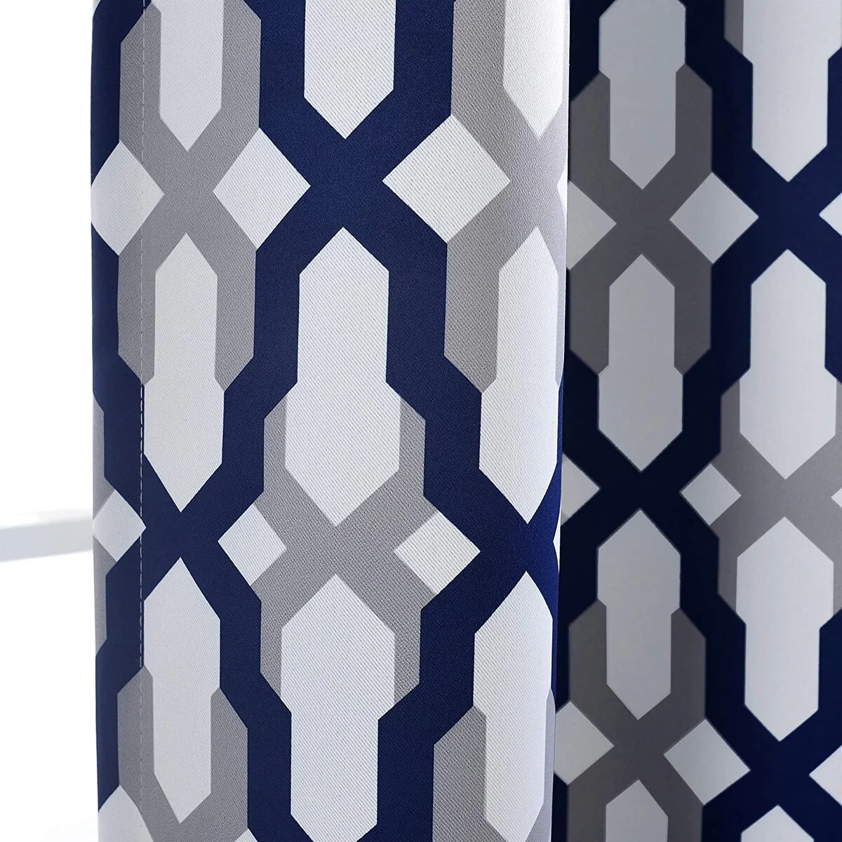 DriftAway Mason/Geo Thermal Insulated Blackout Grommet Window Curtain Panel