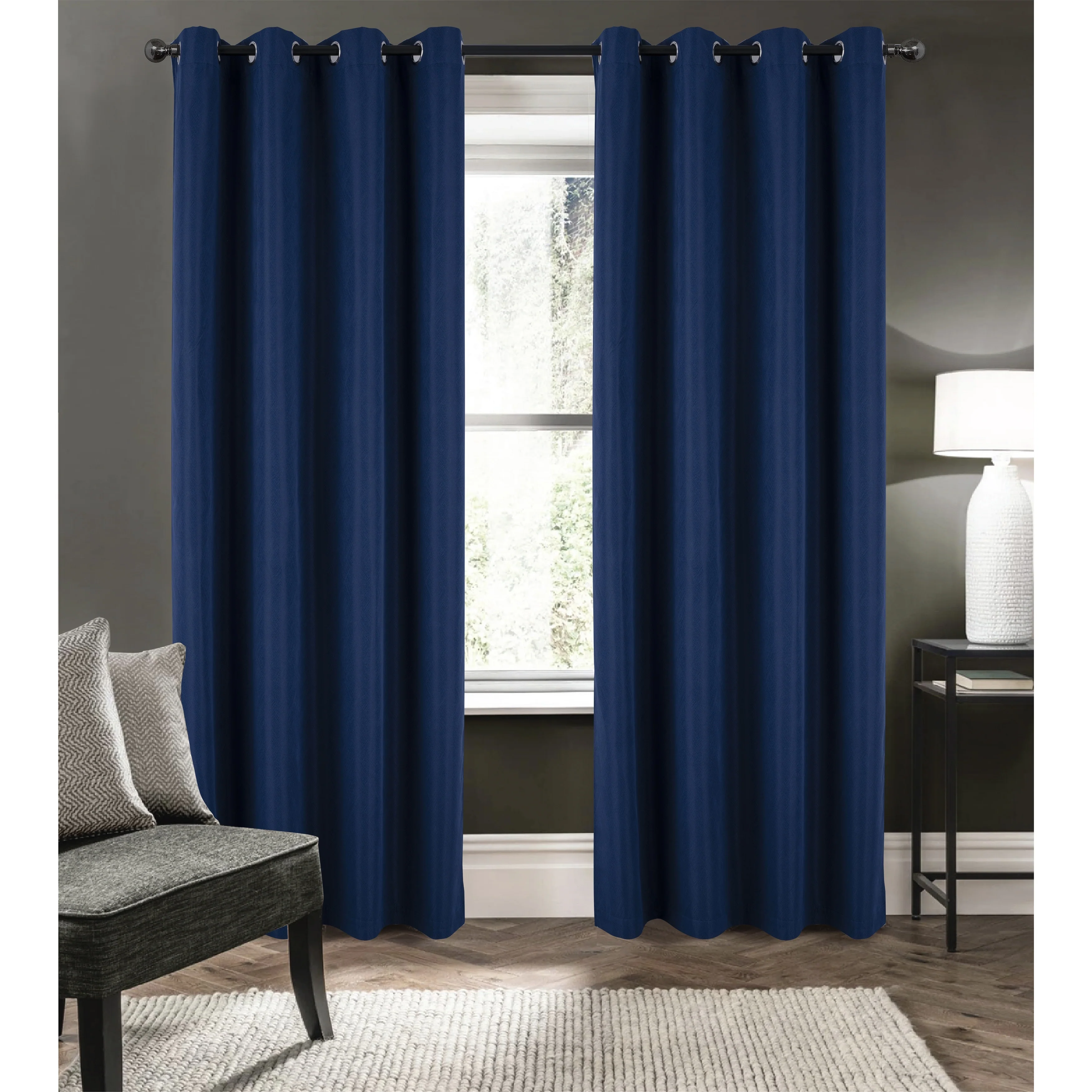 Barron Blackout Window Curtain Grommet Panel 90