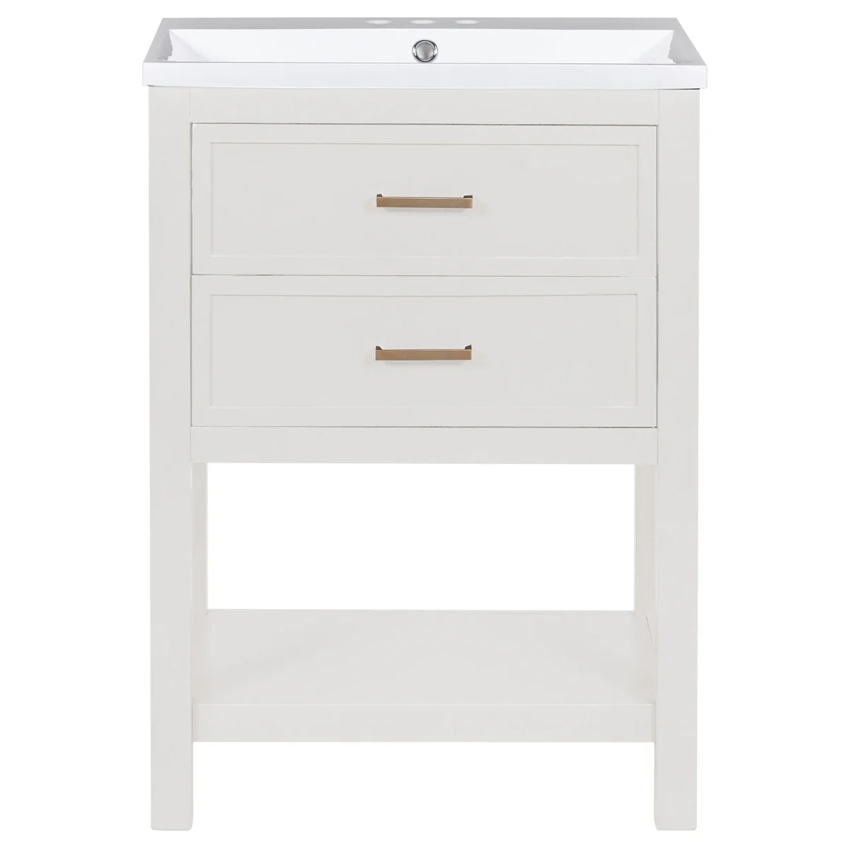 24'' Bathroom Vanity with Top Sink