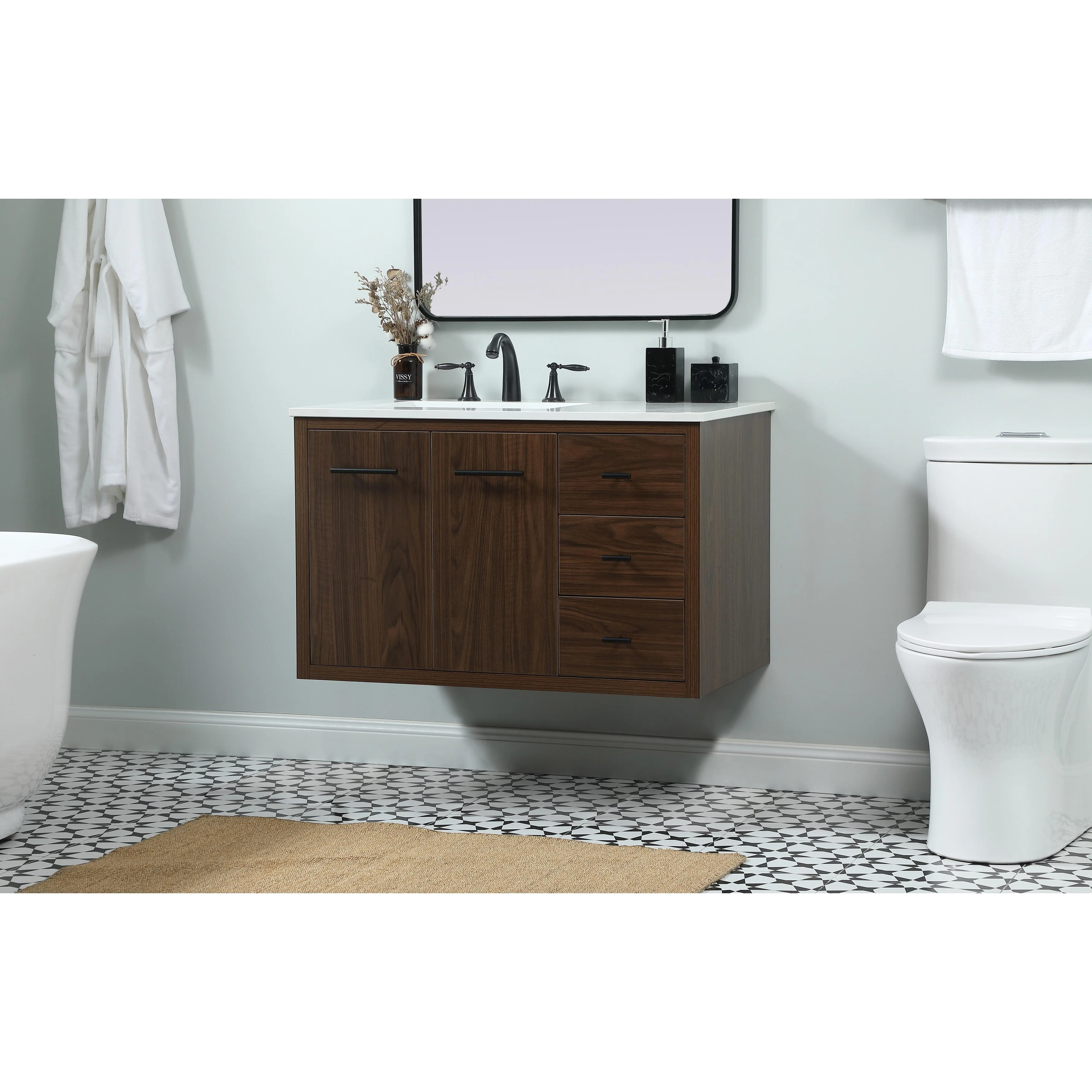 Fern 36 - 48 Inch Single Bathroom Vanity
