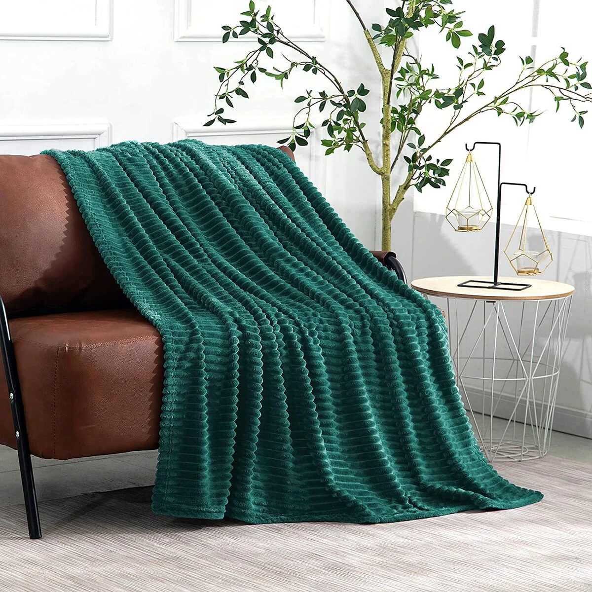 Flannel Fleece Throw Blanket Soft Bed Blanket Sofa Blanket