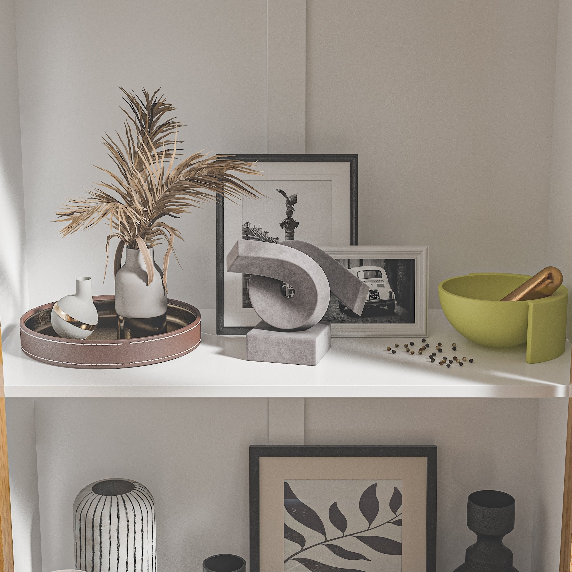 Oak Finish Wooden Curio Cabinet Display Storage Case Bathroom Cabinet - 70.9