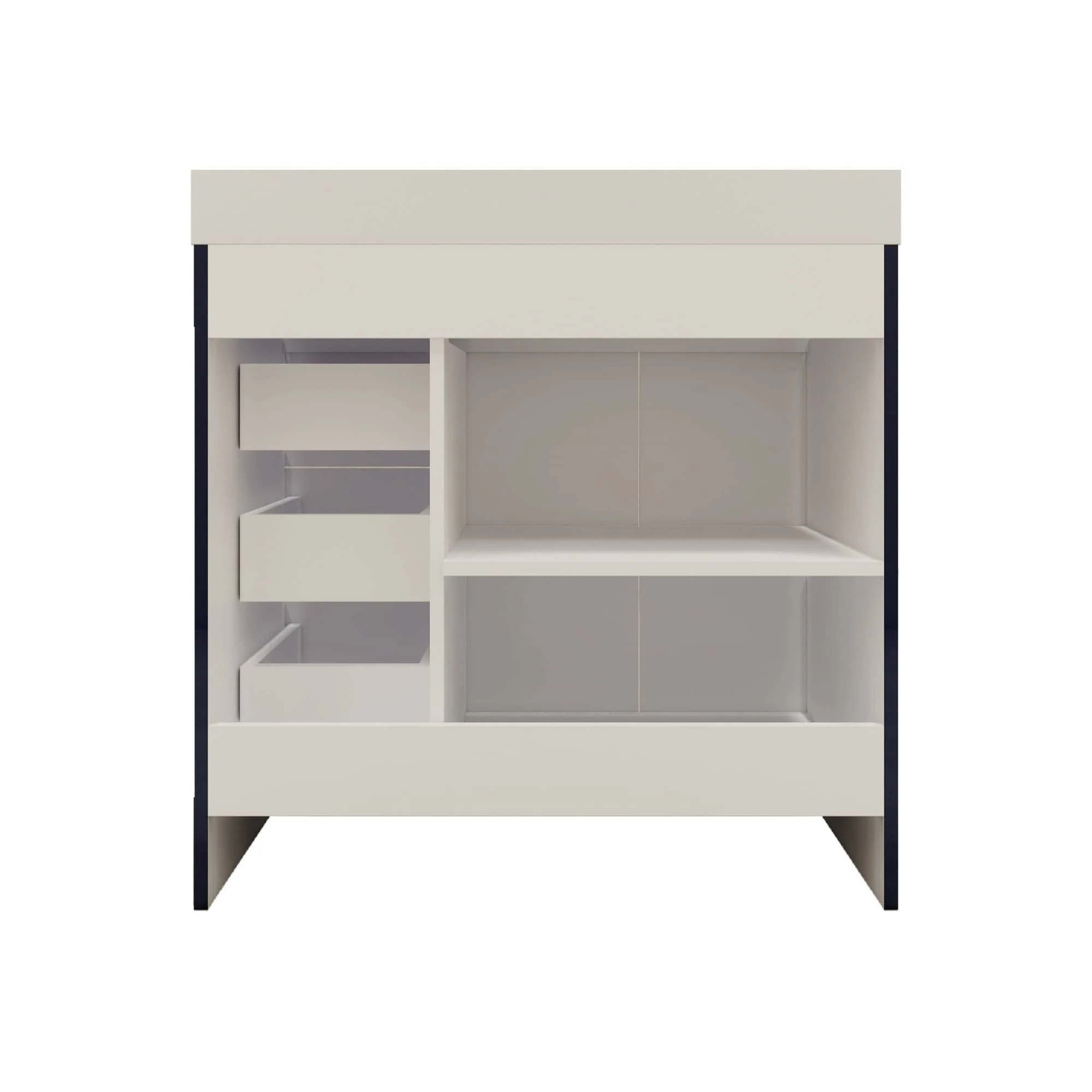 Eliza 36 Freestanding Vanity (Right Drawers) with Single Sink