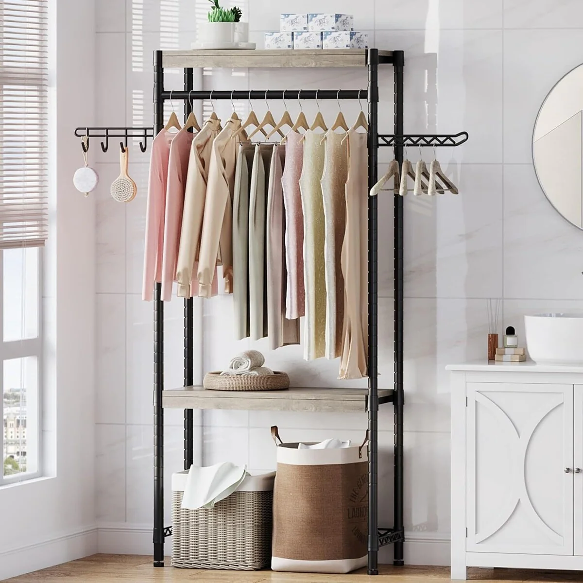 Over The Washer and Dryer Storage Shelf