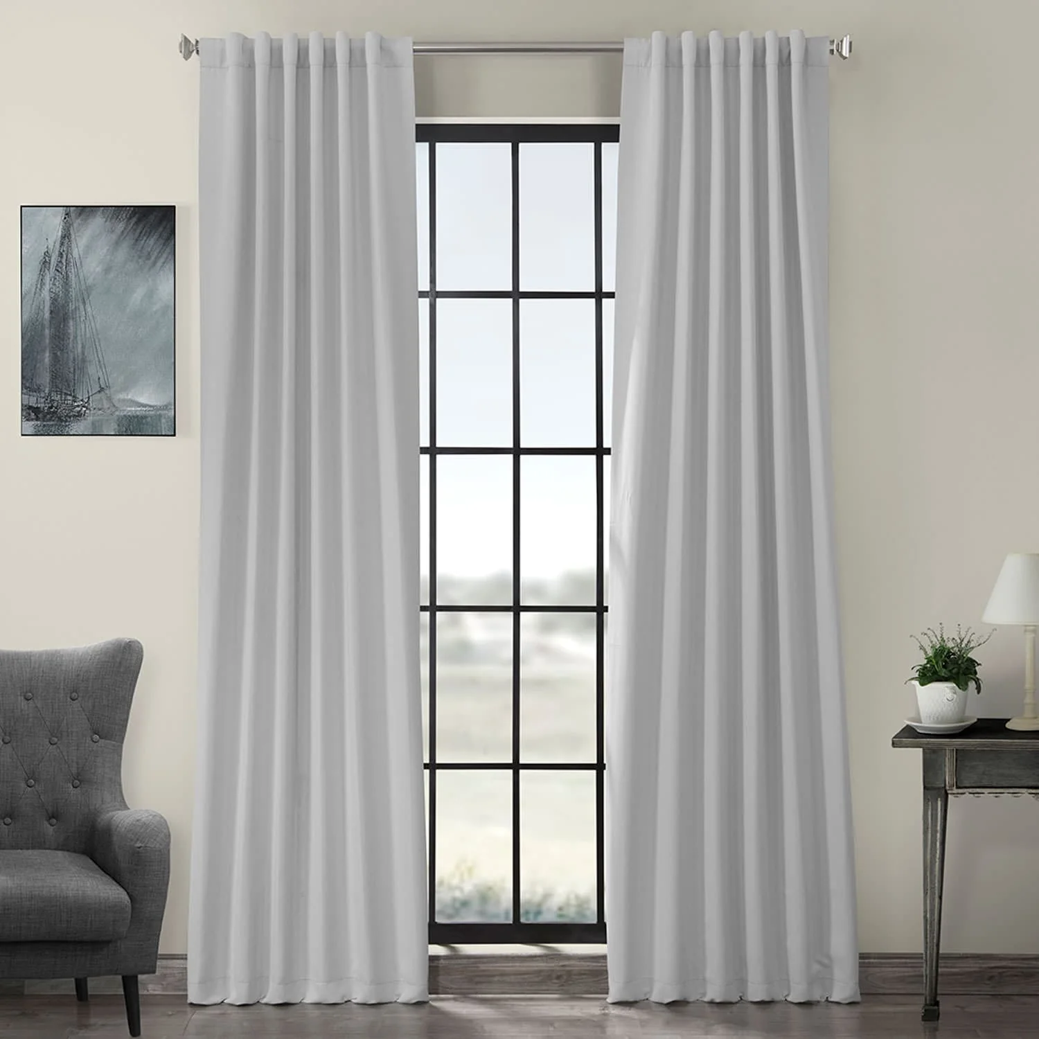 Exclusive Fabrics Room Darkening Curtain Panel Pair (2 Panels)