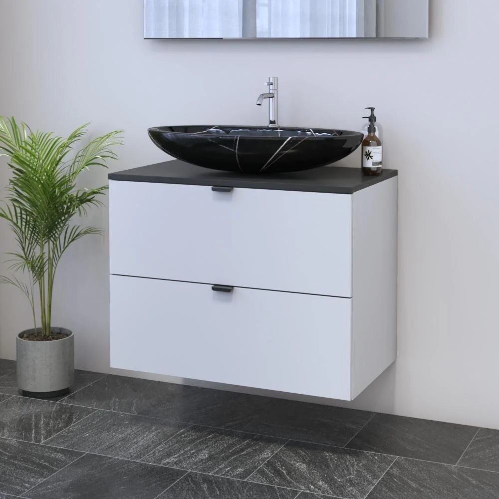 Ines 2S 80 Floating Bathroom Vanity (32