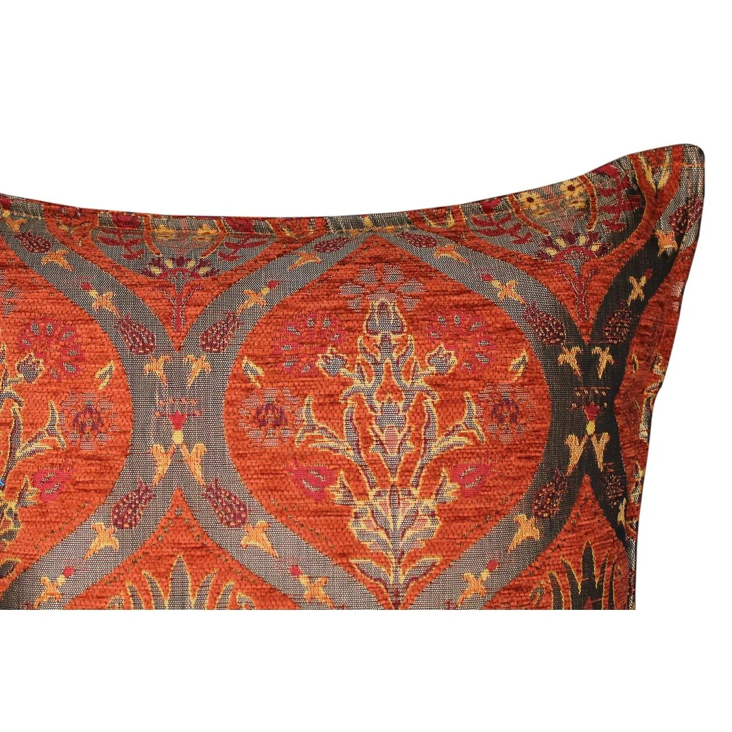 Boho Chic Peony Turkish Throw Pillow