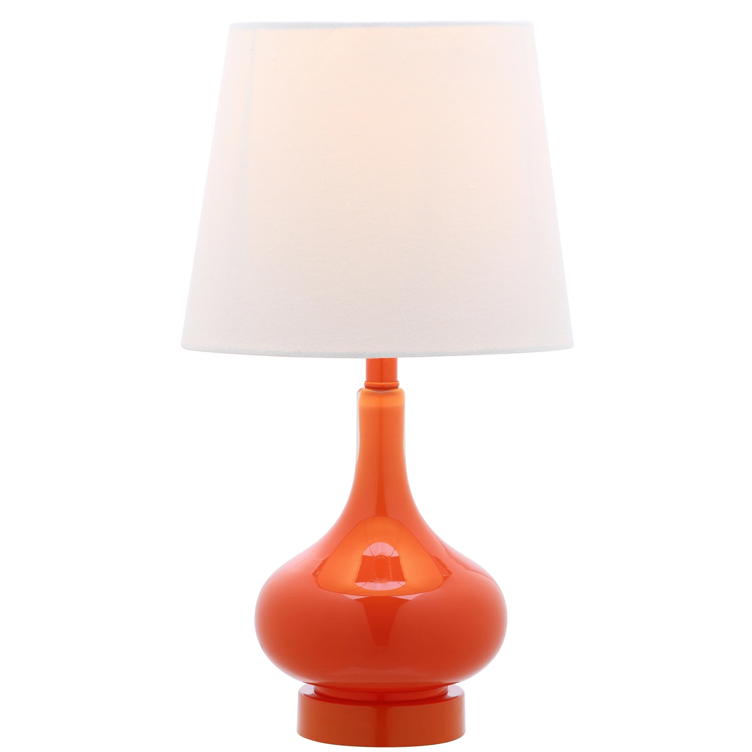 SAFAVIEH Kids Lighting Corina 17.5-inch Orange Mini Table Lamp - 9