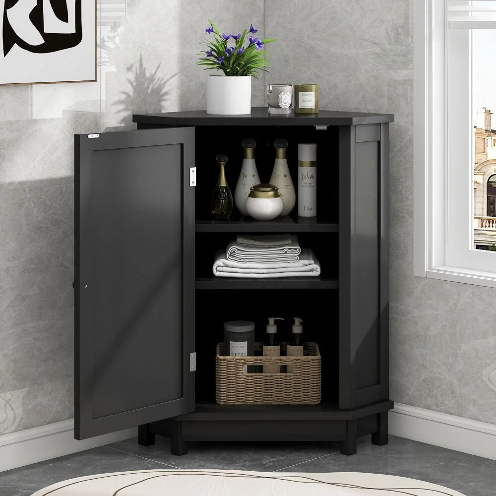 Bathroom Cabinet Triangle Corner Storage Cabinet