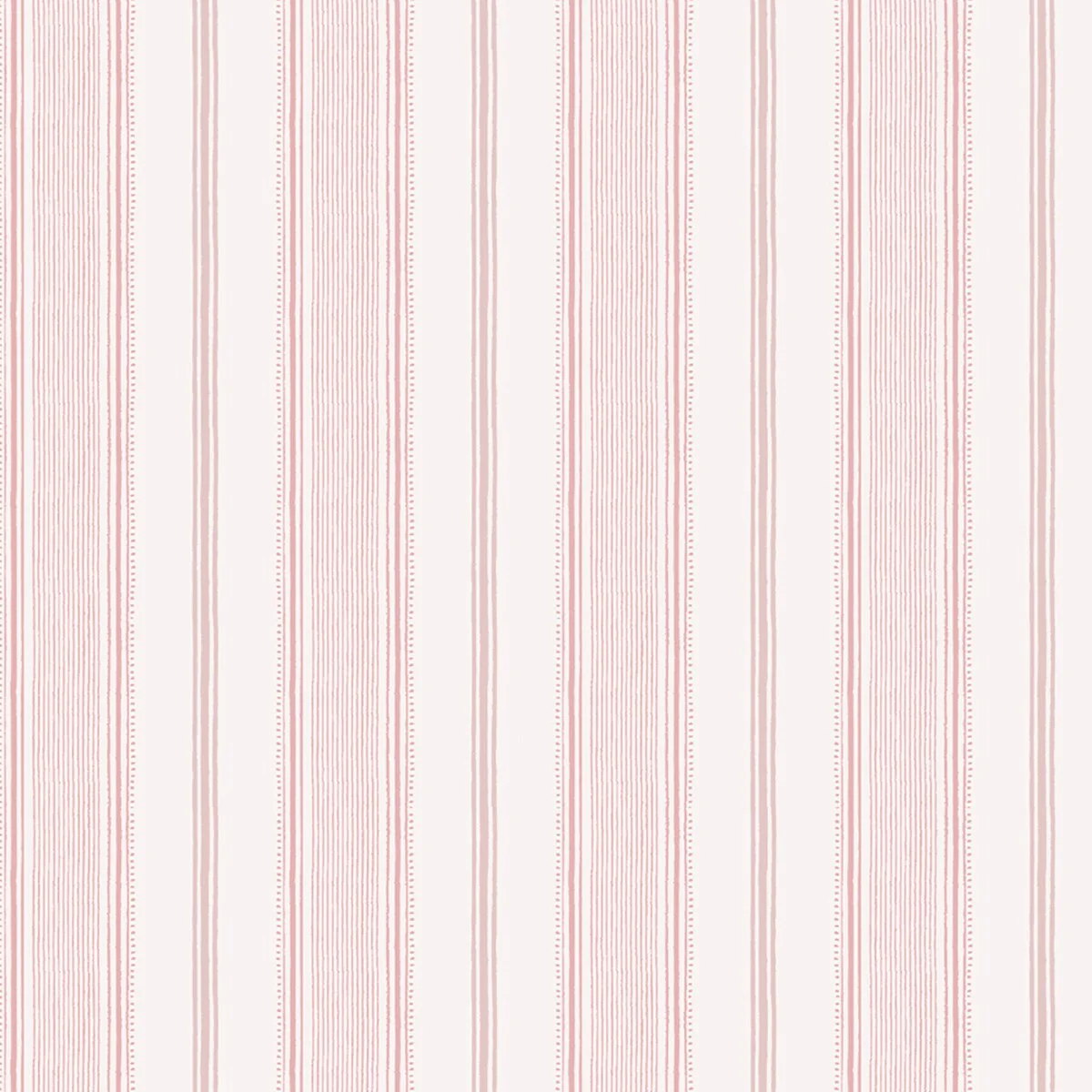 Laura Ashley Heacham Stripe Blush Wallpaper - N/A