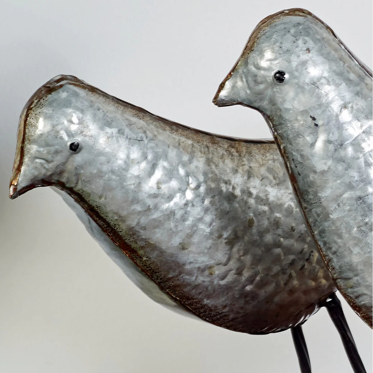 The Gray Barn Jartop Metal Bird (Set of 2)