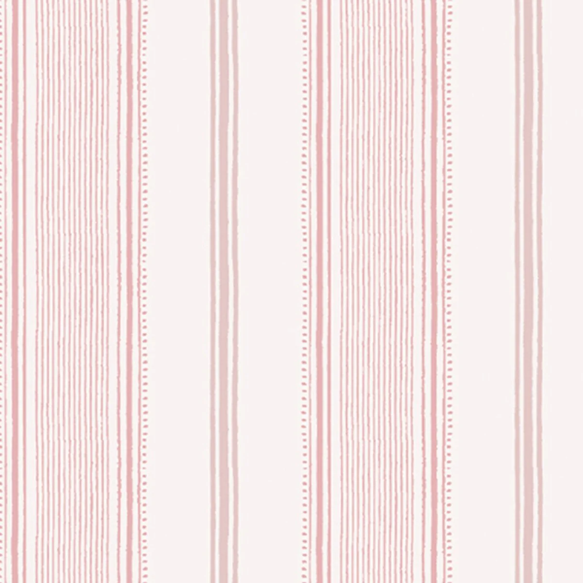 Laura Ashley Heacham Stripe Blush Wallpaper - N/A