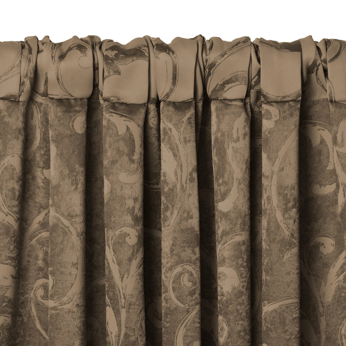 Elrene Mia Jacquard Blackout Scallop Window Valance - 52