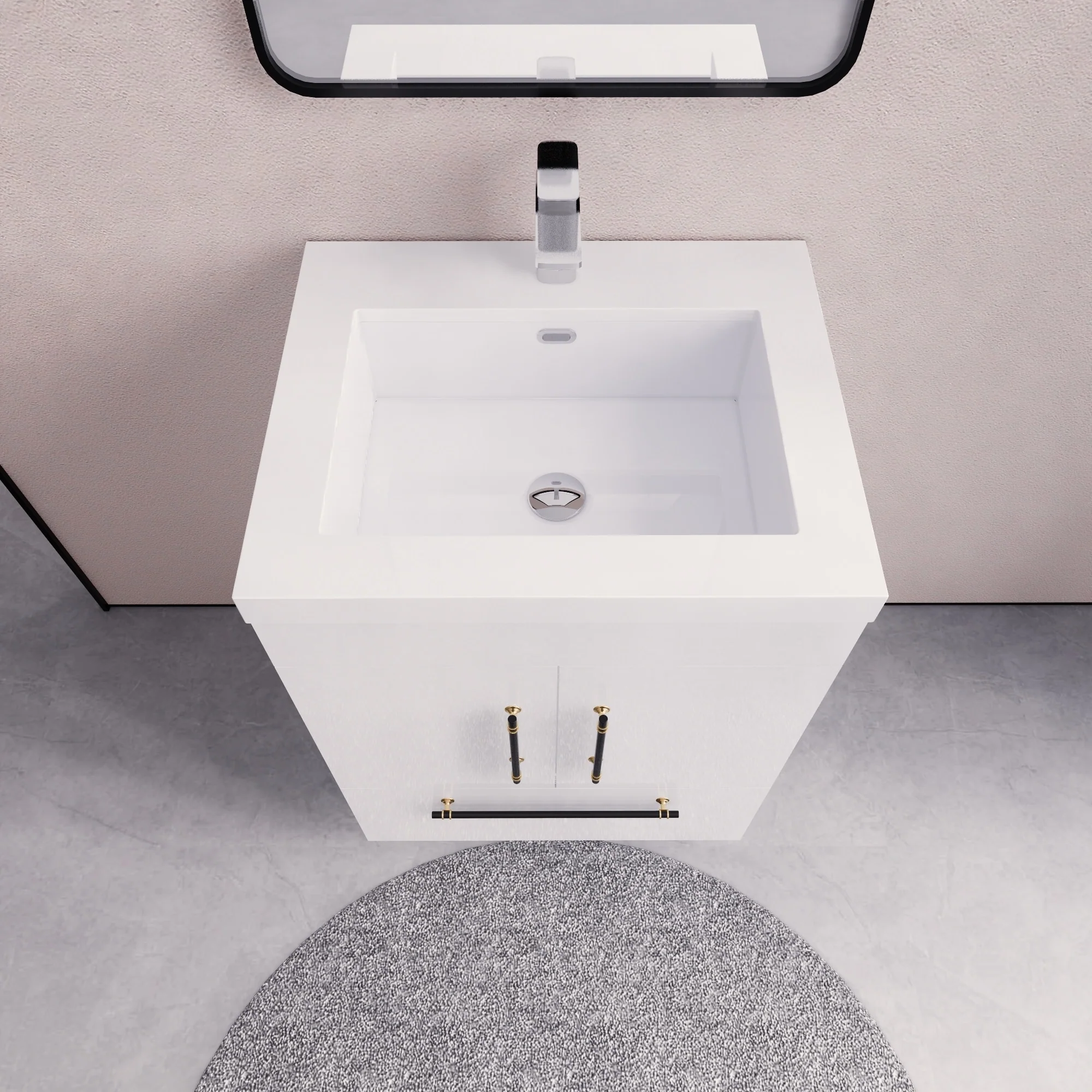 Eliza 24'' Freestanding Vanity with Single Sink