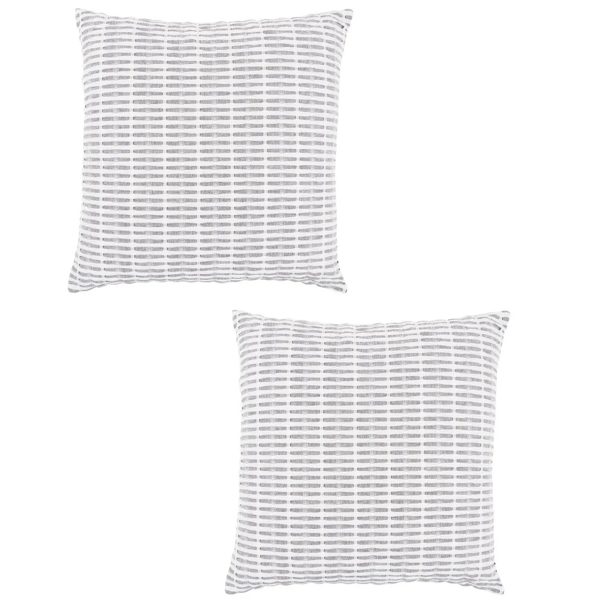 KAF Home Set of 2 Square Pleated Please Pillow Cover