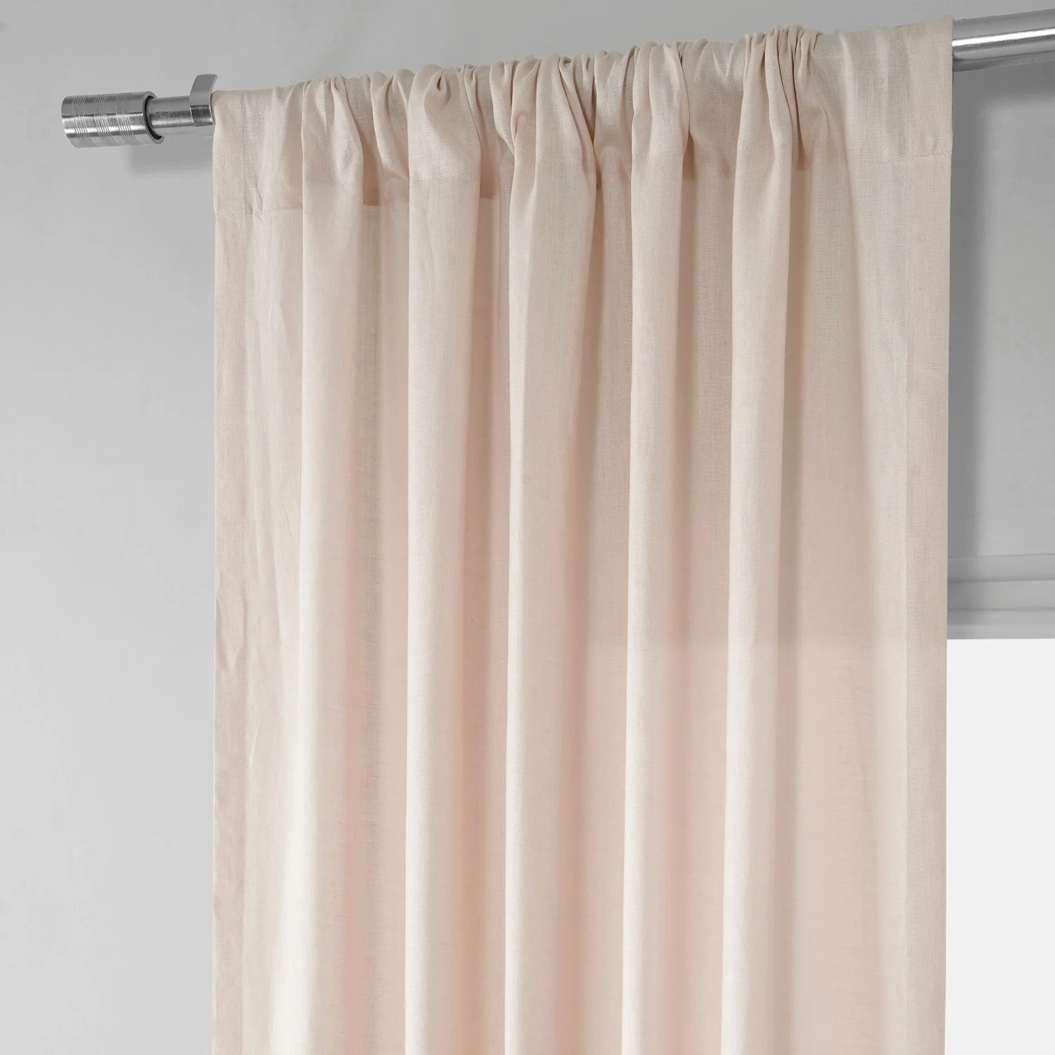 Exclusive Fabrics Signature French Linen Sheer Curtain (1 Panel)