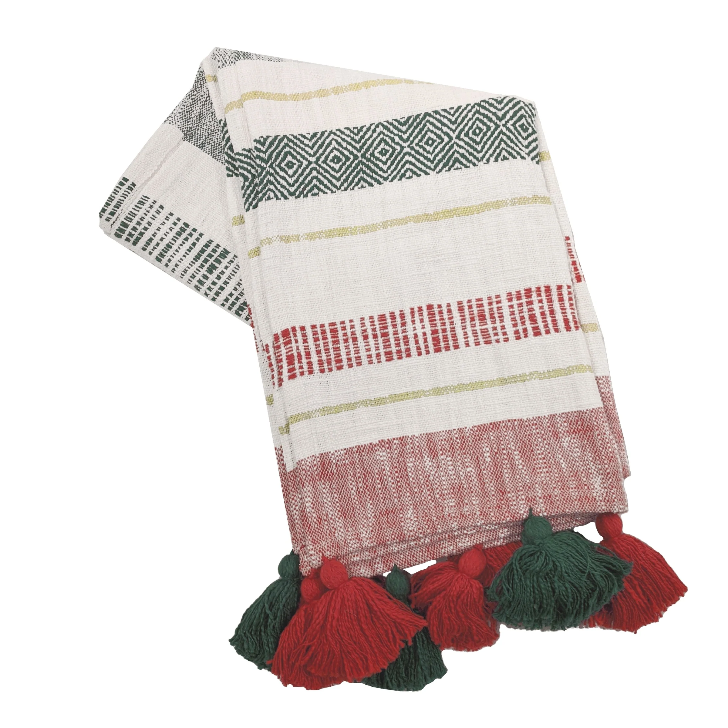 Barton Ruby Woven Throw Blanket