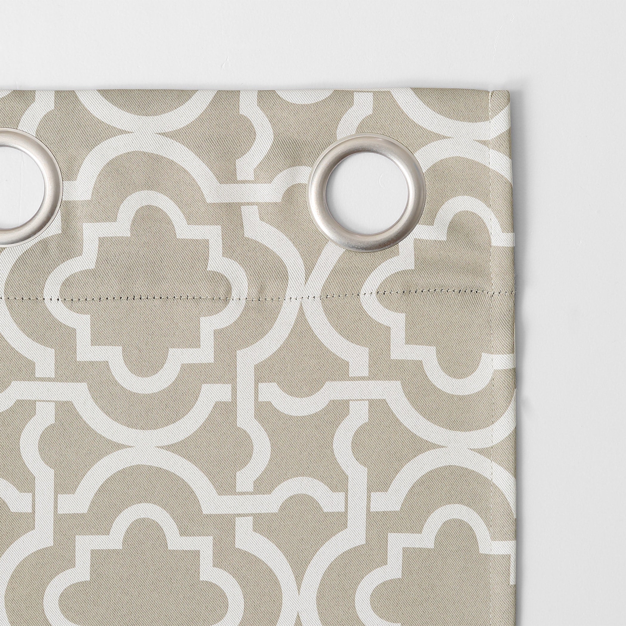 Sun Zero Barnett Trellis Blackout Grommet Curtain Panel, Single Panel