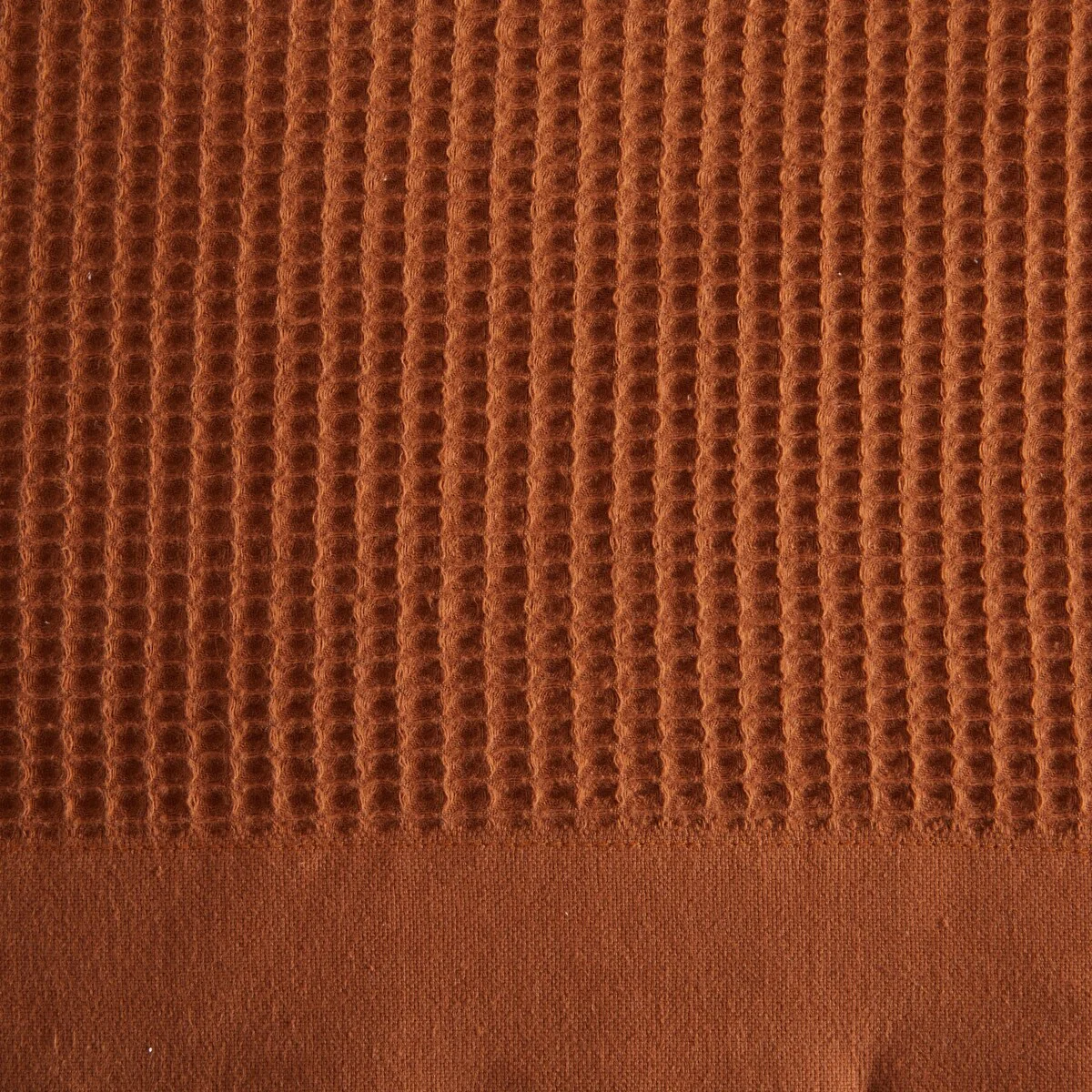 Luxurious 100% Cotton Soft Waffle Weave Knit Blanket
