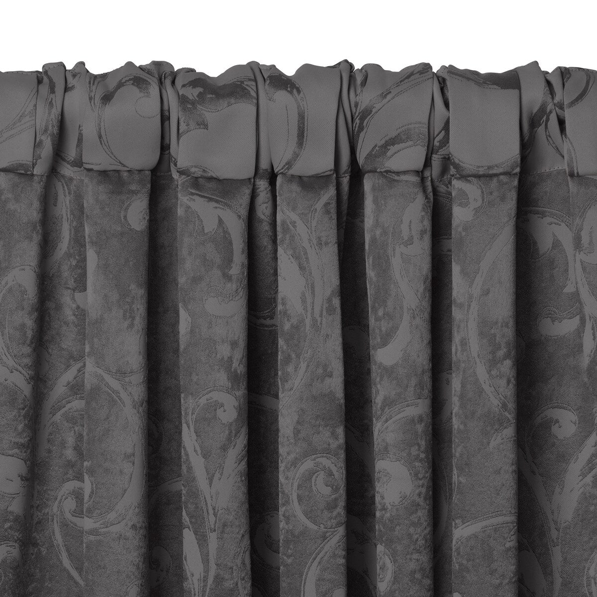 Elrene Mia Jacquard Blackout Scallop Window Valance - 52
