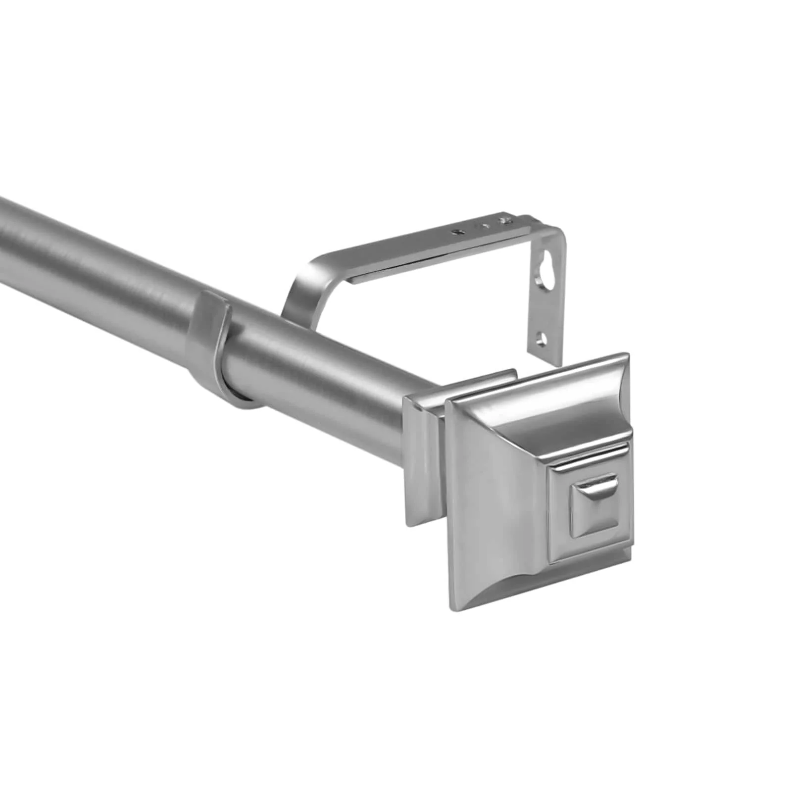 1-inch Diameter Pila Adjustable Single Drapery Curtain Rod