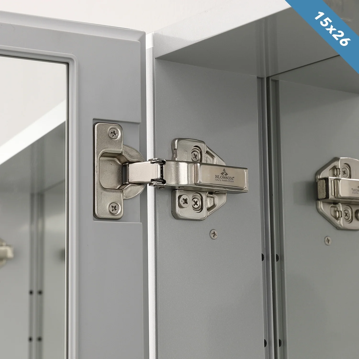 Frameless Aluminum Bathroom Mirror Medicine Cabinet