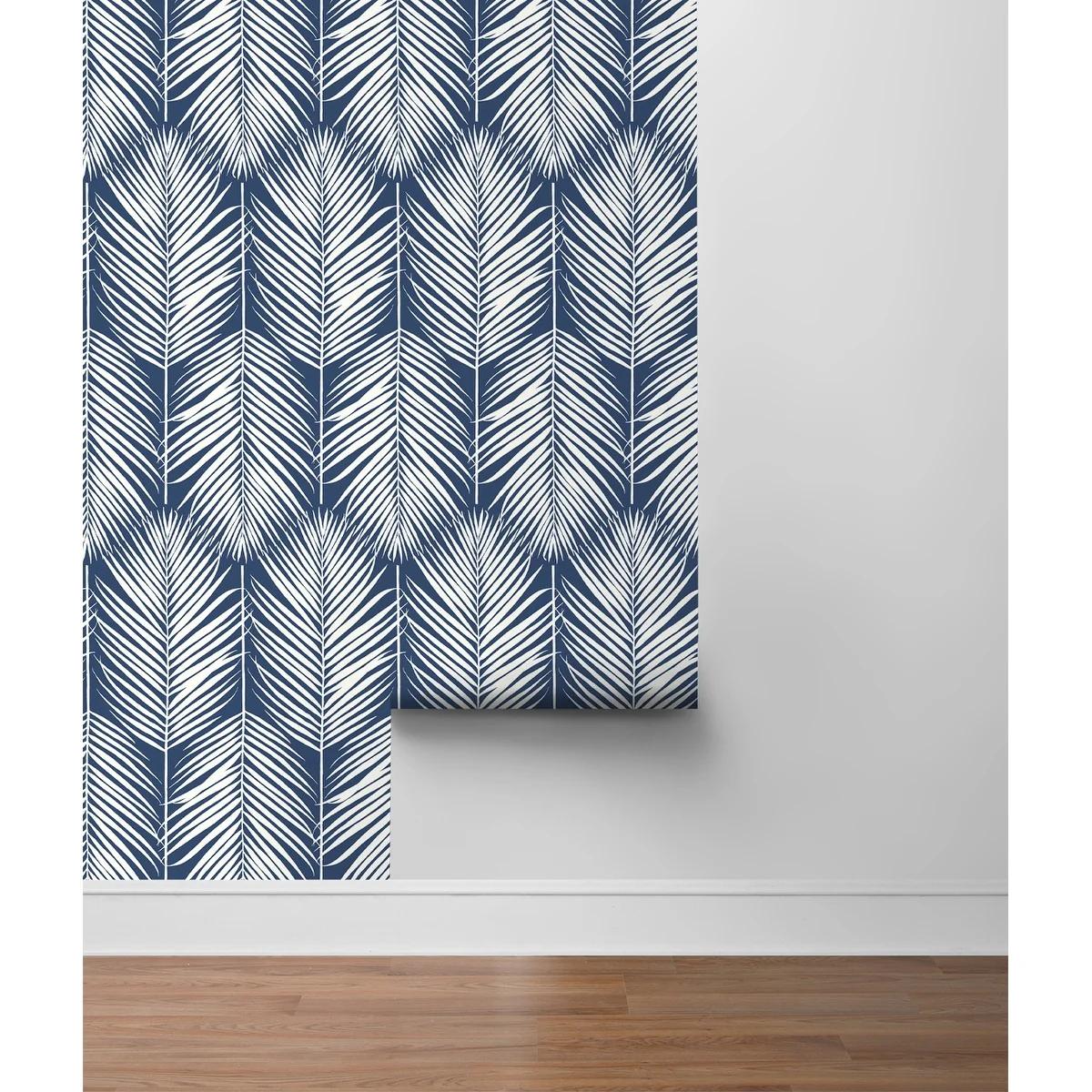 NextWall Palm Silhouette Peel and Stick Wallpaper