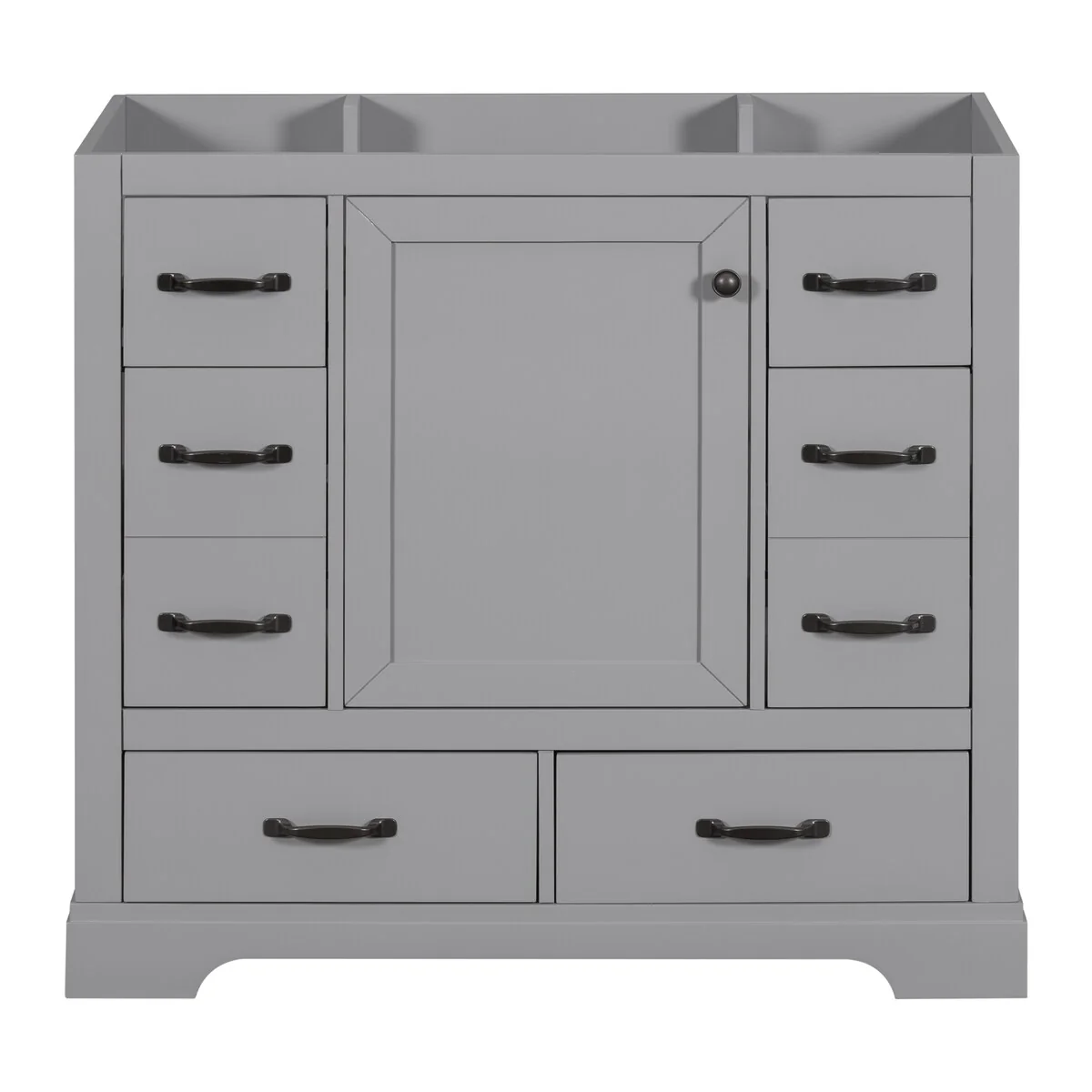 Bathroom Vanity Cabinet with Multi-Functional Drawer and Adjustable Shelf