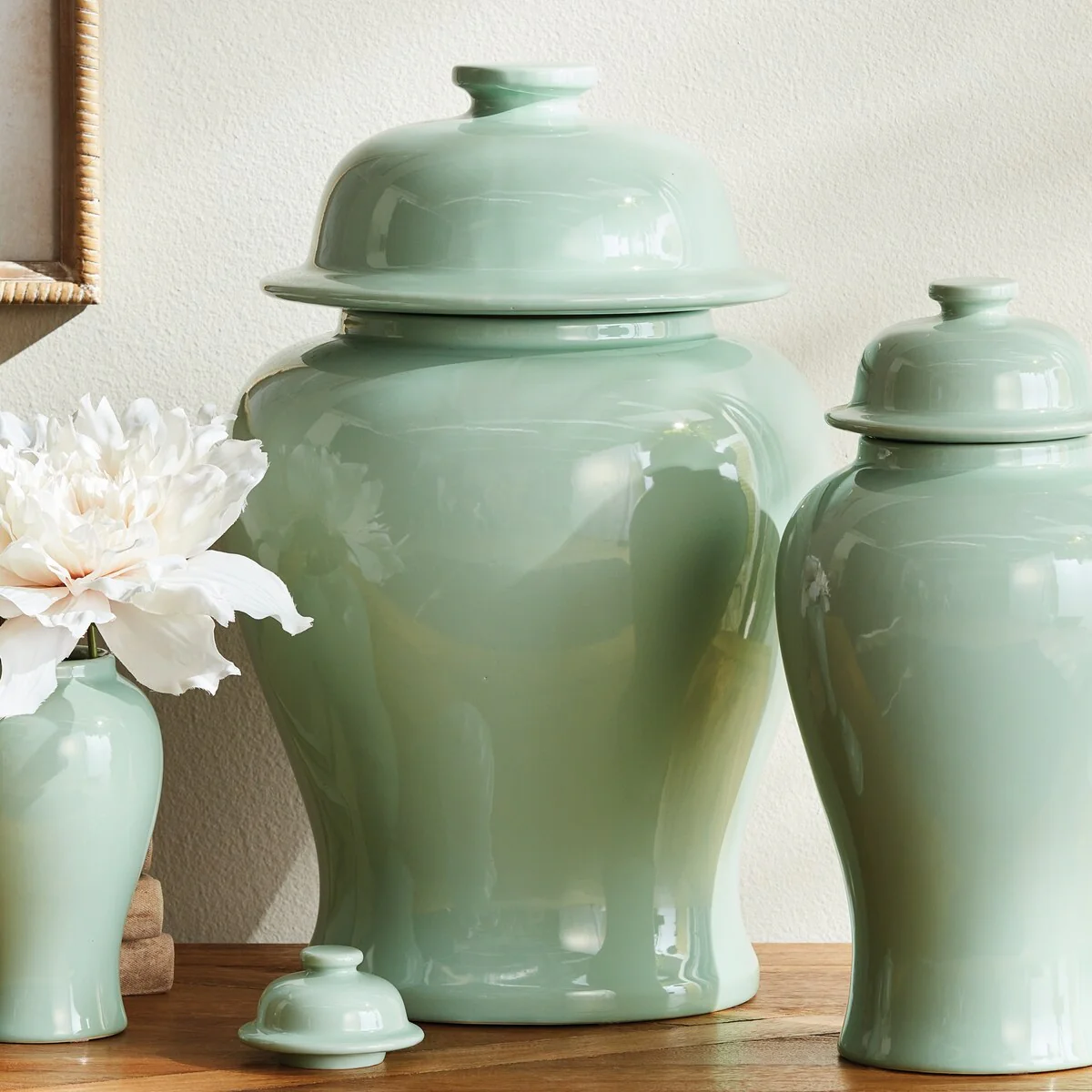 Koa Lidded Ginger Jar
