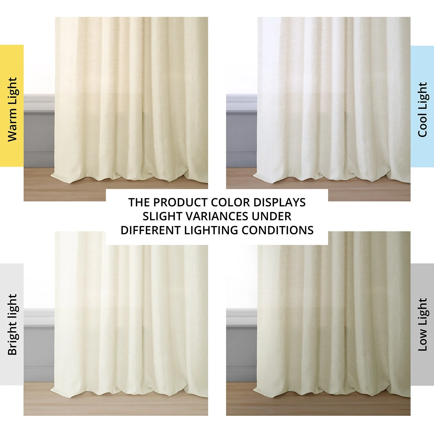 Exclusive Fabrics Signature French Linen Sheer Curtain (1 Panel)
