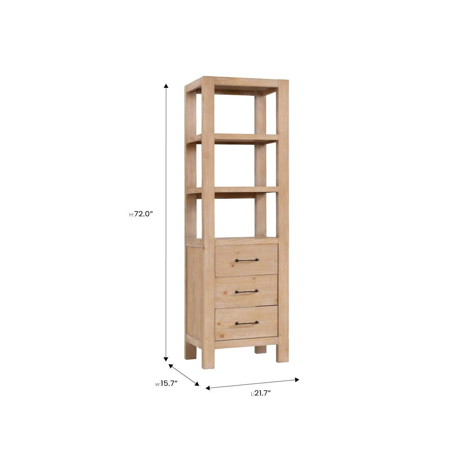 Leon 22 in. Storage Cabinet for Bathroom, Kitchen and Living Room