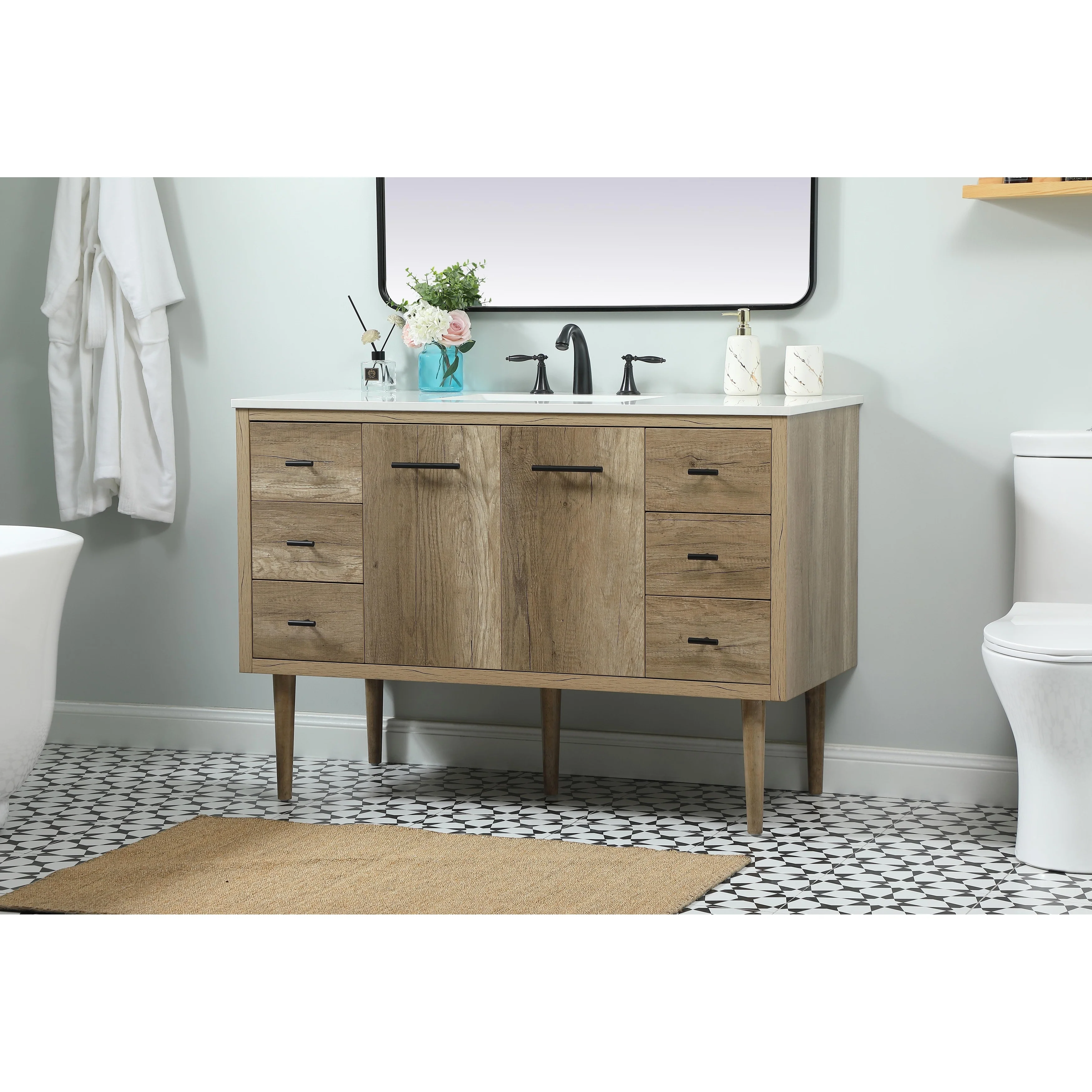 Fern 36 - 48 Inch Single Bathroom Vanity