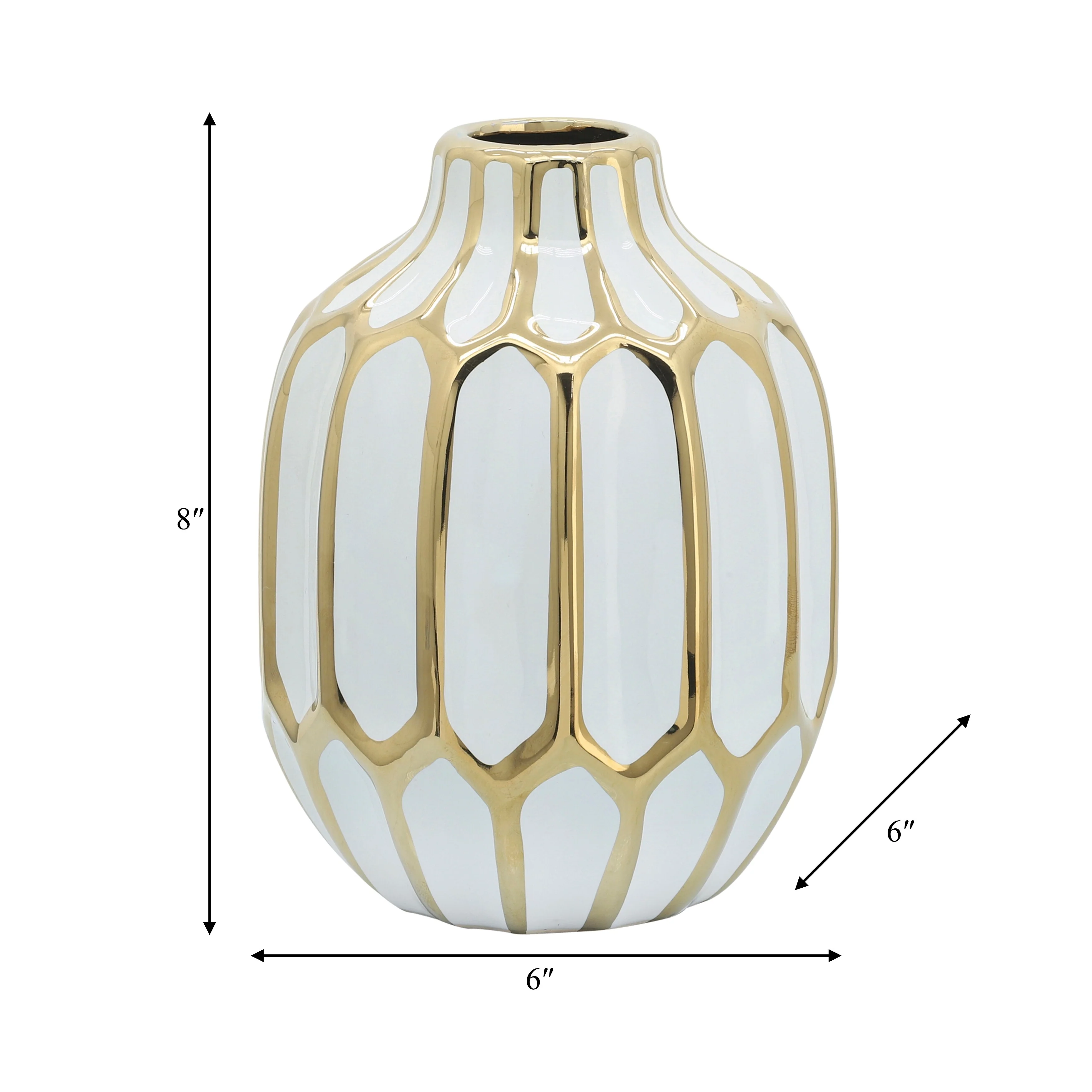 Sagebrook Home Elegant Ceramic Vase