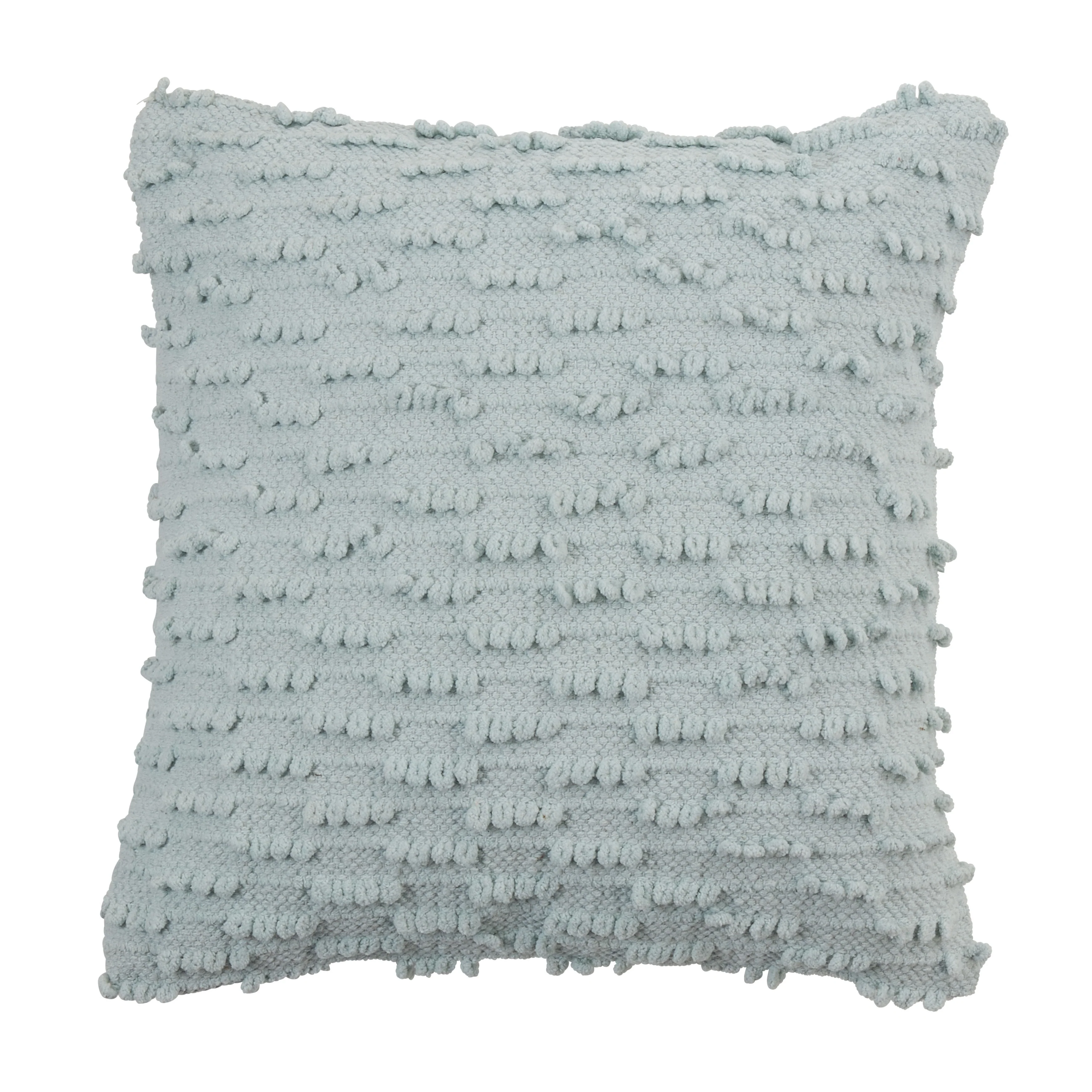 Nubby Design Down Filled Throw Pillow