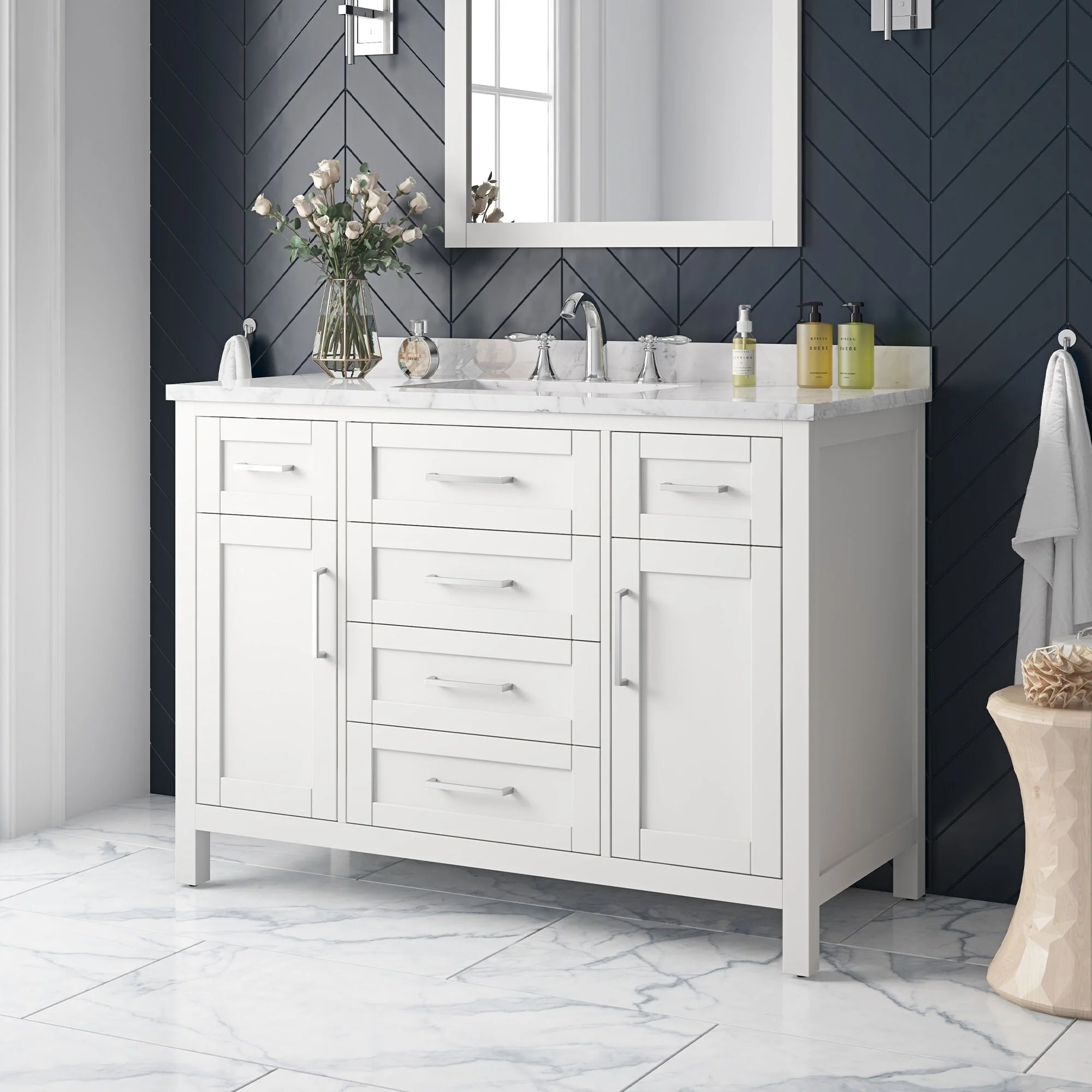 OVE Decors Tahoe 48 White Vanity