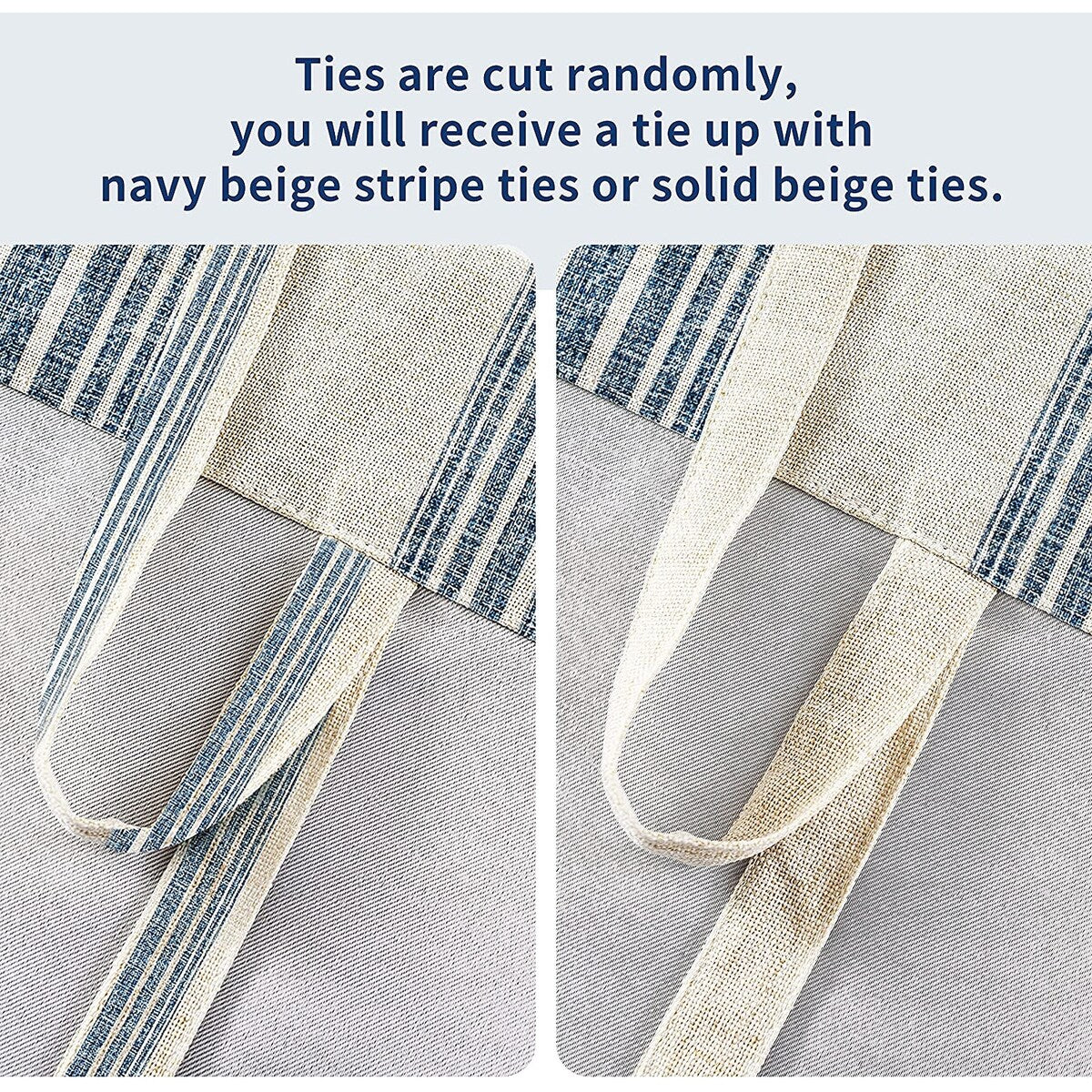 DriftAway Chris Vertical Striped Pattern Blackout Room Darkening Tie Up