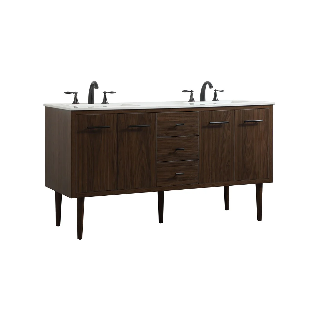 Fern 60 Inch Double Bathroom Vanity