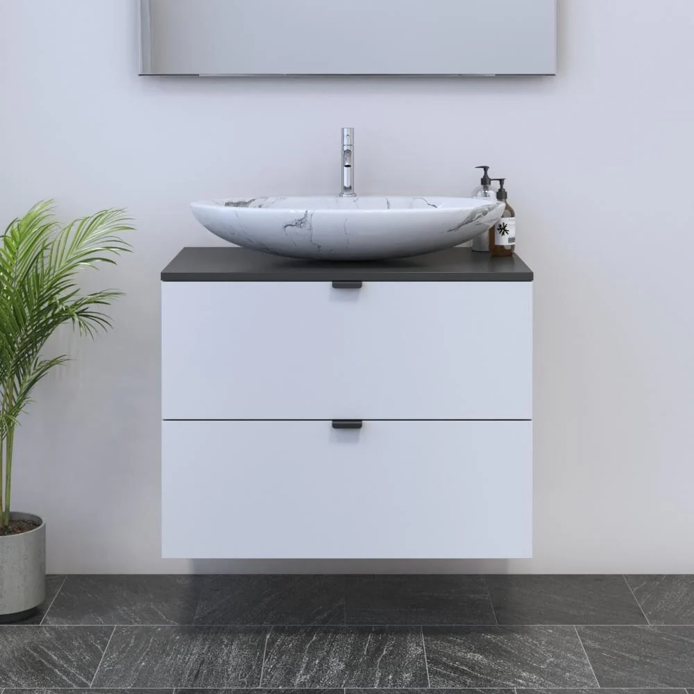 Ines 2S 80 Floating Bathroom Vanity (32